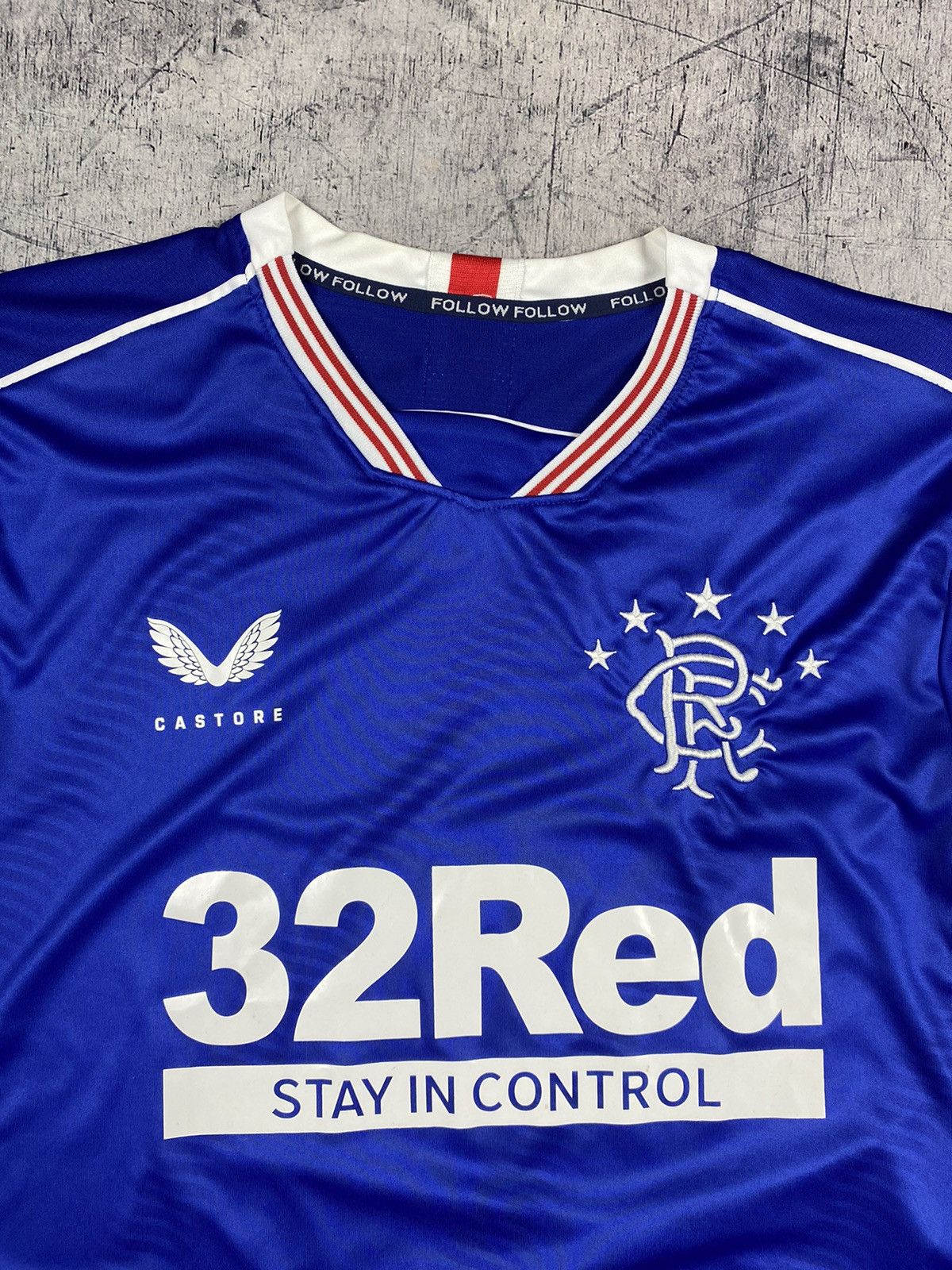 Other 2020 2021 Rangers Glasgow Castore Home Soccer Jersey Shirt Size US L / EU 52-54 / 3 - 5 Thumbnail