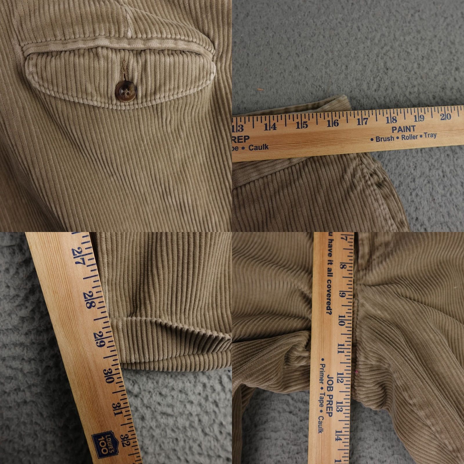 Vintage VINTAGE LL Bean Pants Mens 34x30 Brown Corduroy Relaxed Skater Y2K Grunge Size US 34 / EU 50 - 8 Thumbnail