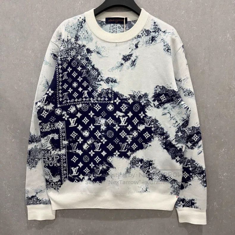 Louis Vuitton Louis Vuitton Cashew Flower Full Print Knitted Sweater Size US L / EU 52-54 / 3 - 1 Thumbnail