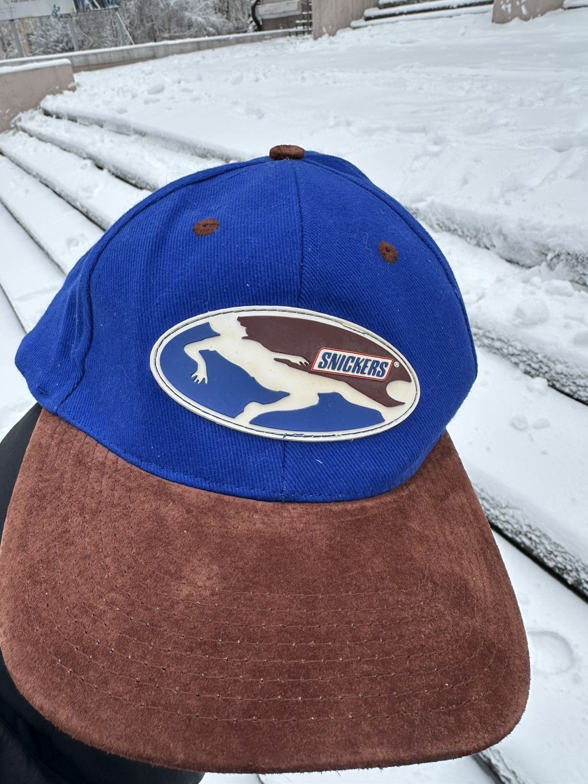 Vintage Vintage SNICKERS Hat American style Hype Cap Y2K Size ONE SIZE - 2 Thumbnail