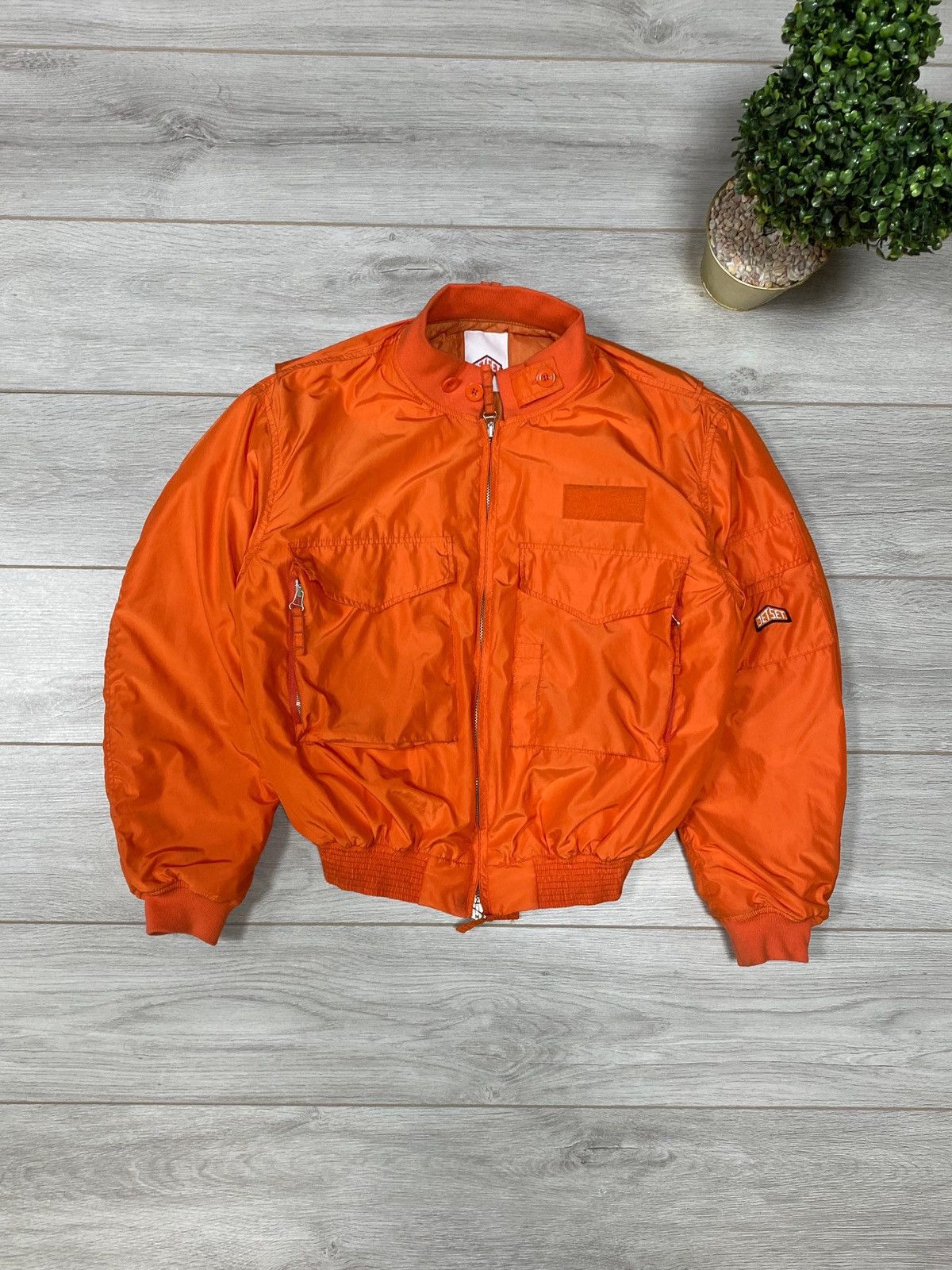JET SET Jest Set vintage bomber designer zip jacket Size US M / EU 48-50 / 2 - 1 Thumbnail
