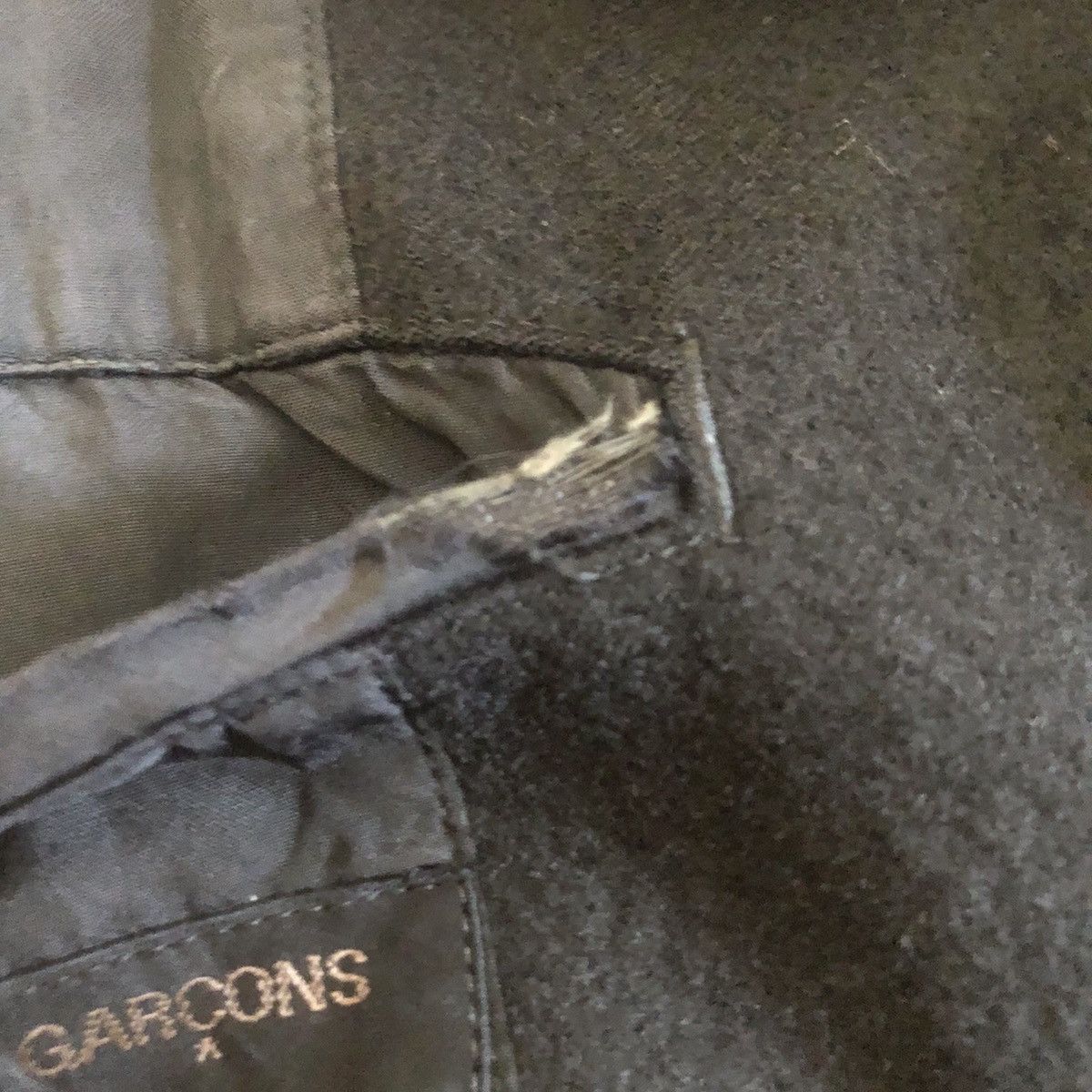 Comme des Garcons × Comme des Garcons Homme CDG Homme Wool Zipper Long Coat Jacket Size US M / EU 48-50 / 2 - 12 Thumbnail