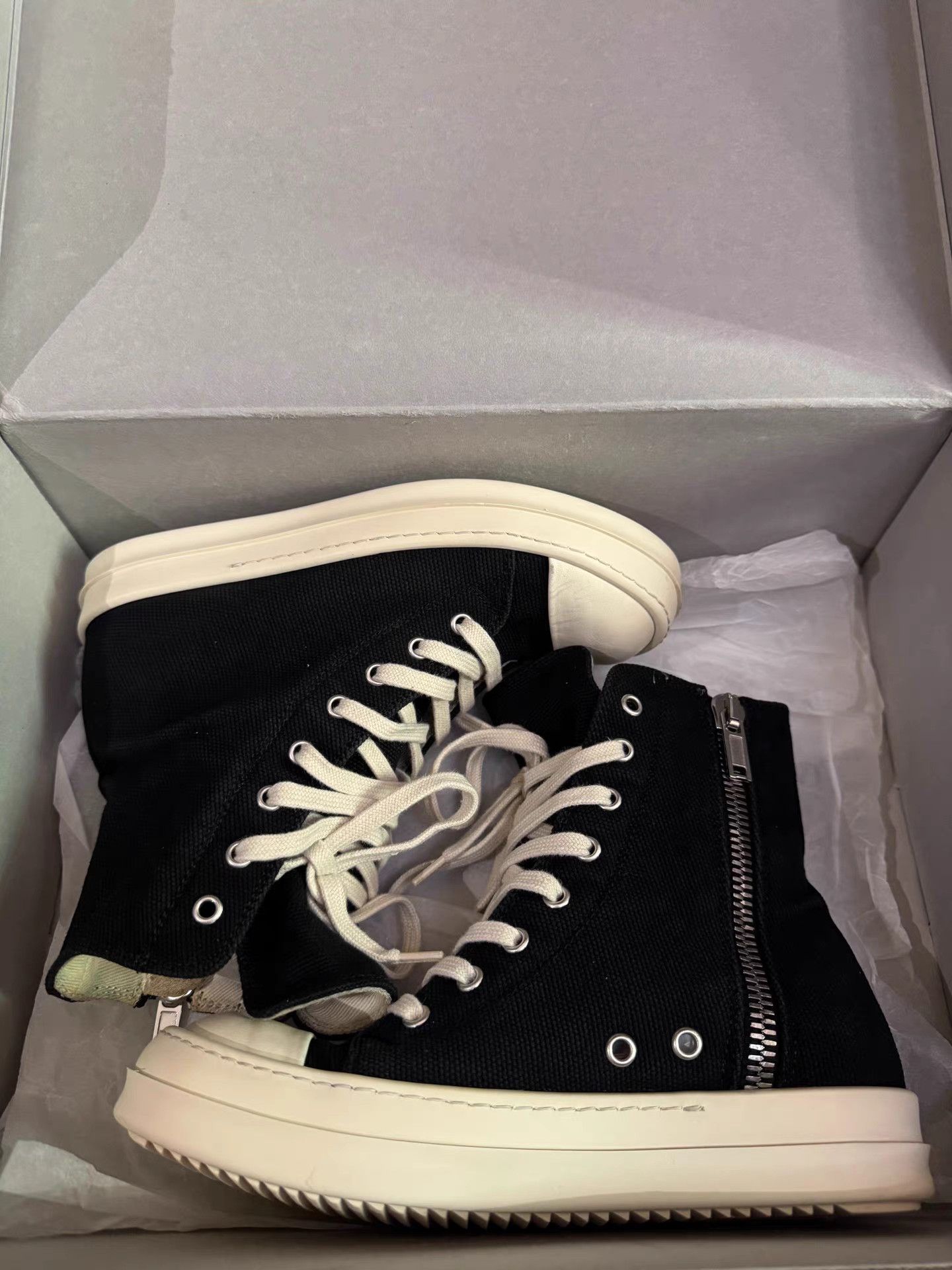 Rick Owens Rick Owens DRKSHDW Satin High Top Size US 6 / IT 36 - 4 Thumbnail