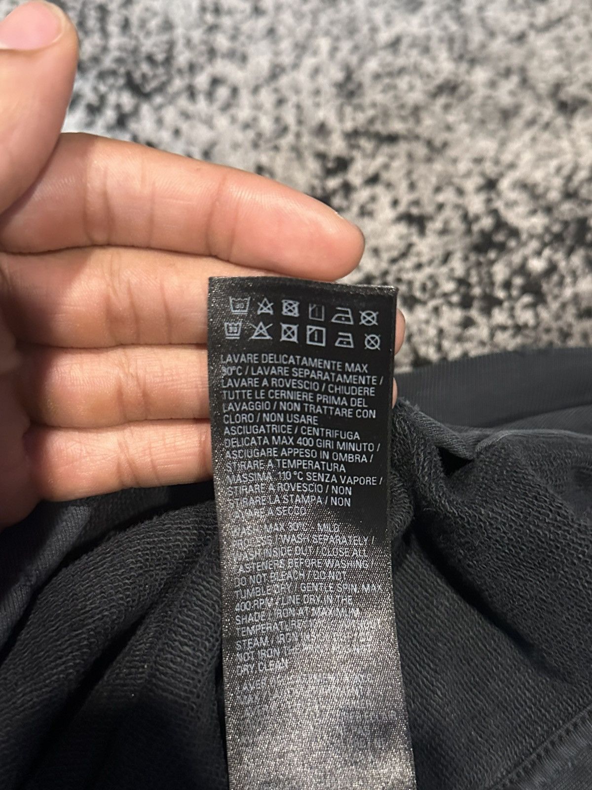 Balenciaga Tape Type Ripped Pocket Zip-Up Hoodie (Summer 23) Size US S / EU 44-46 / 1 - 8 Thumbnail
