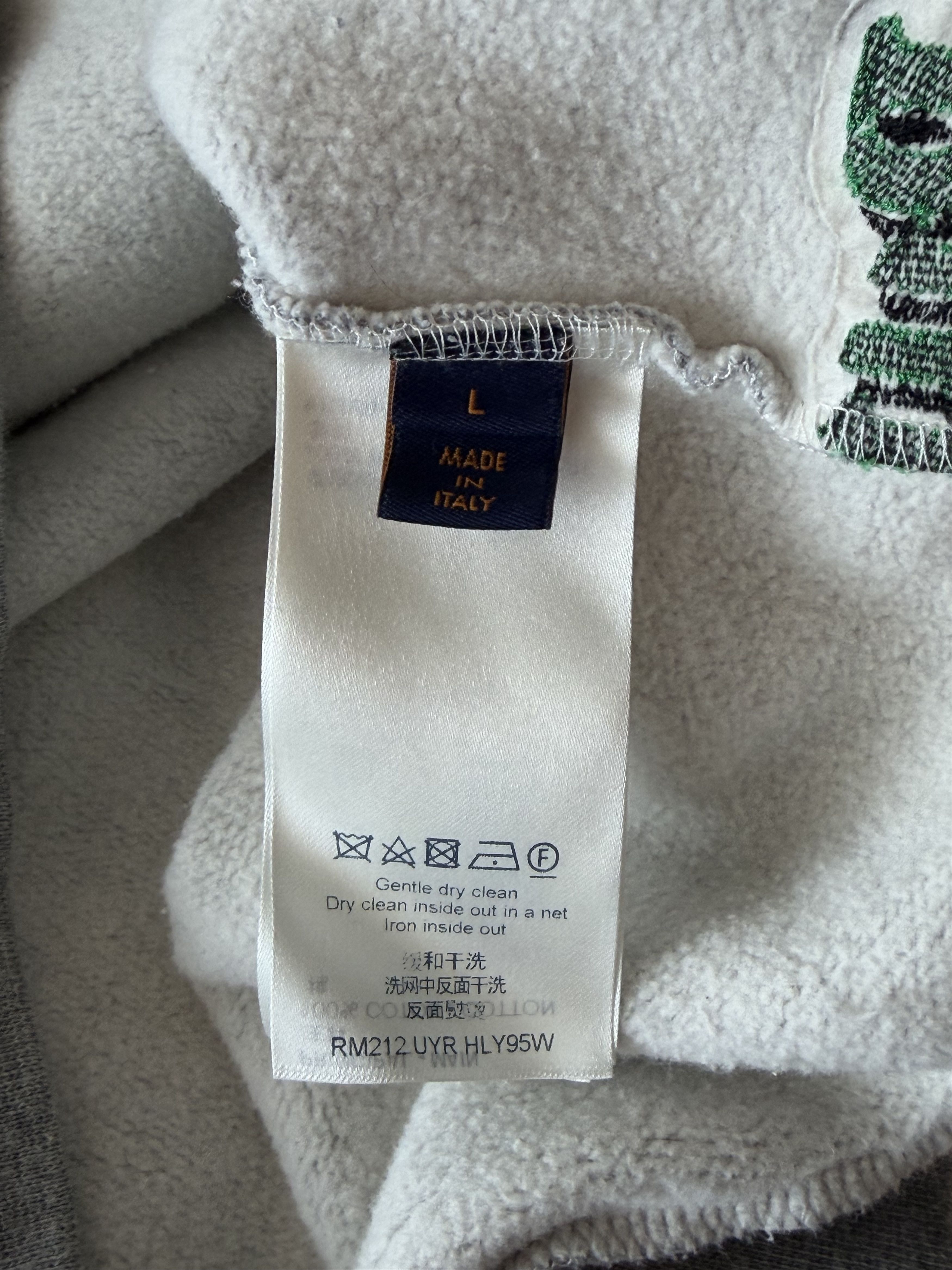 Louis Vuitton Louis Vuitton Grey Purist Vs. Tourist Tuffetage Hoodie Size US L / EU 52-54 / 3 - 4 Thumbnail