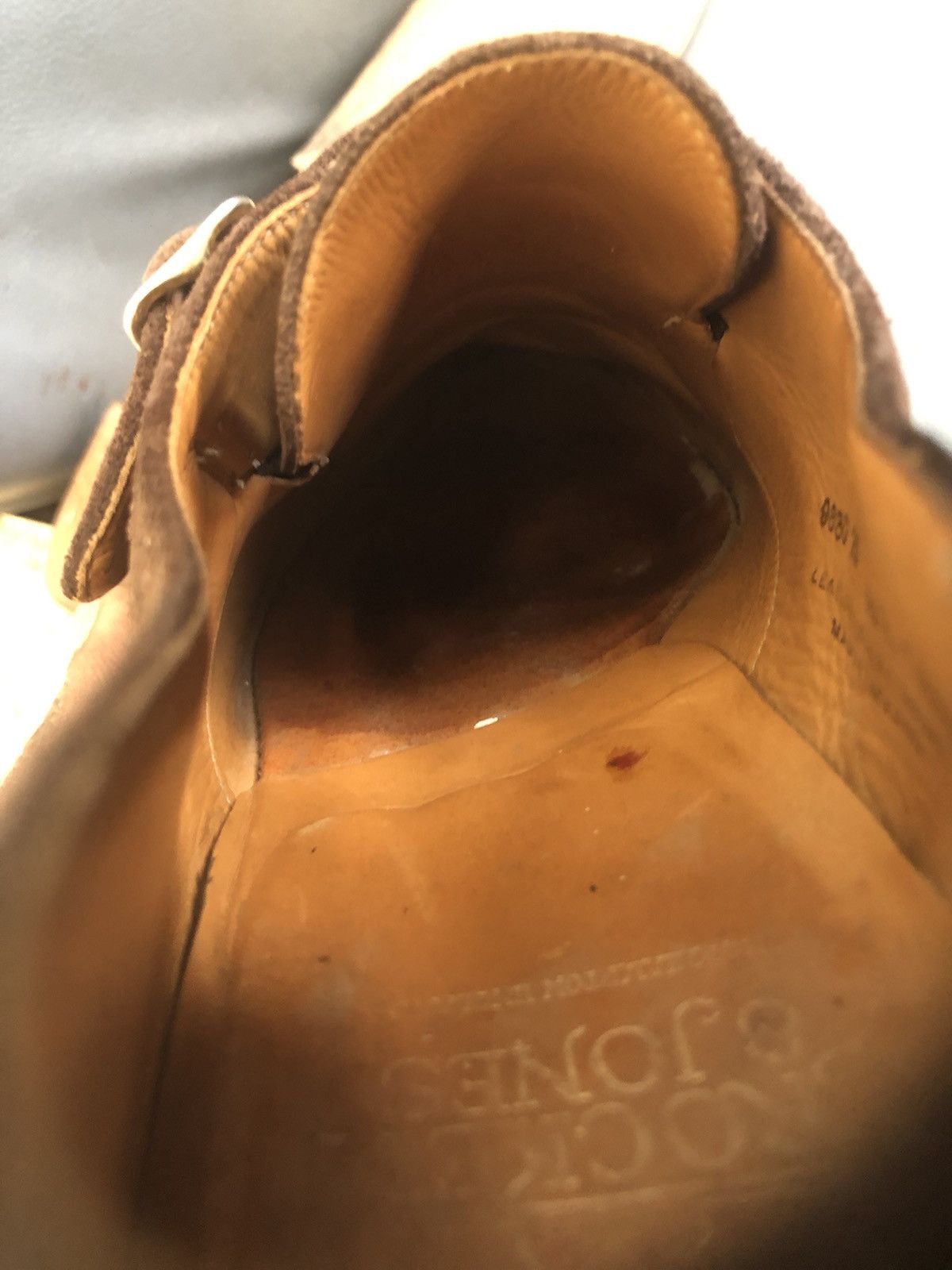 Crockett & Jones Crockett & Jones Malvern Brown Suede Men’s Shoes Sz UK 7.5 E Size US 7.5 / EU 40-41 - 11 Thumbnail