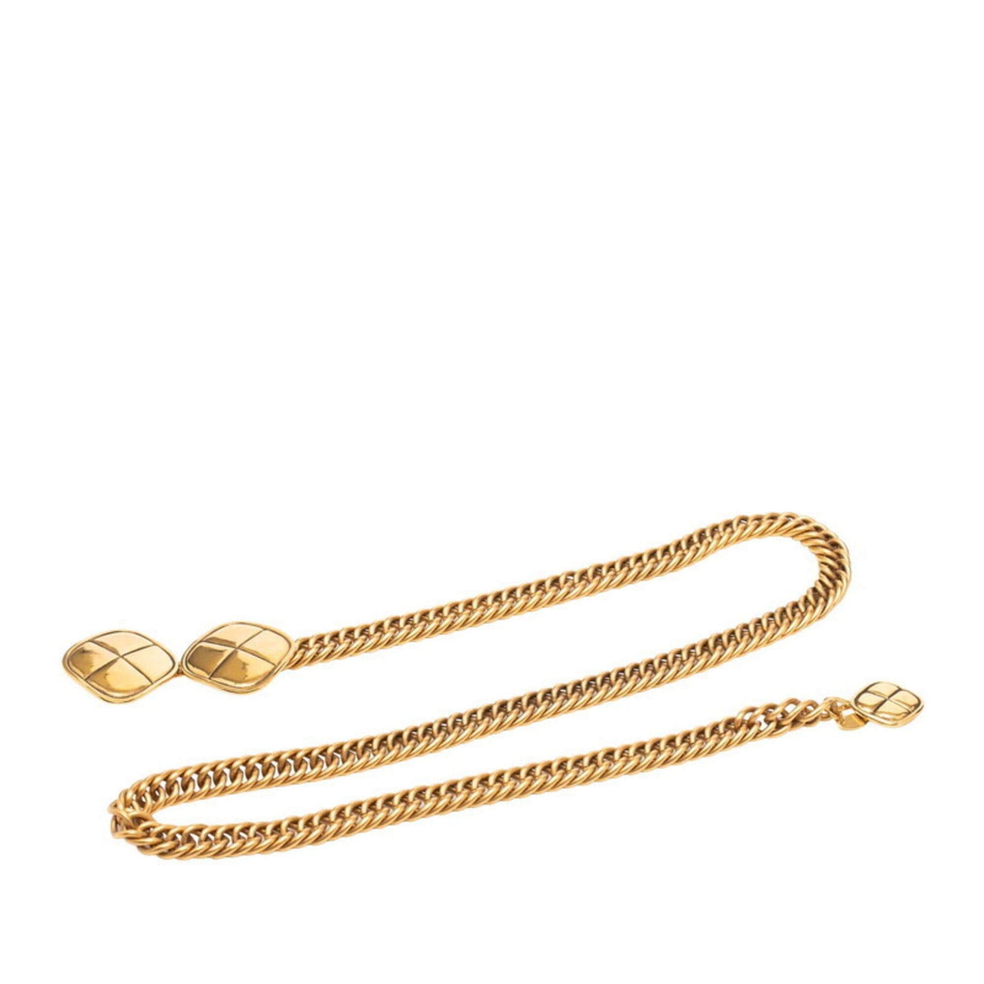 Chanel Chanel Matelassé Vintage Chain Belt Gold Plated Women's CHANEL Size ONE SIZE - 1 Thumbnail