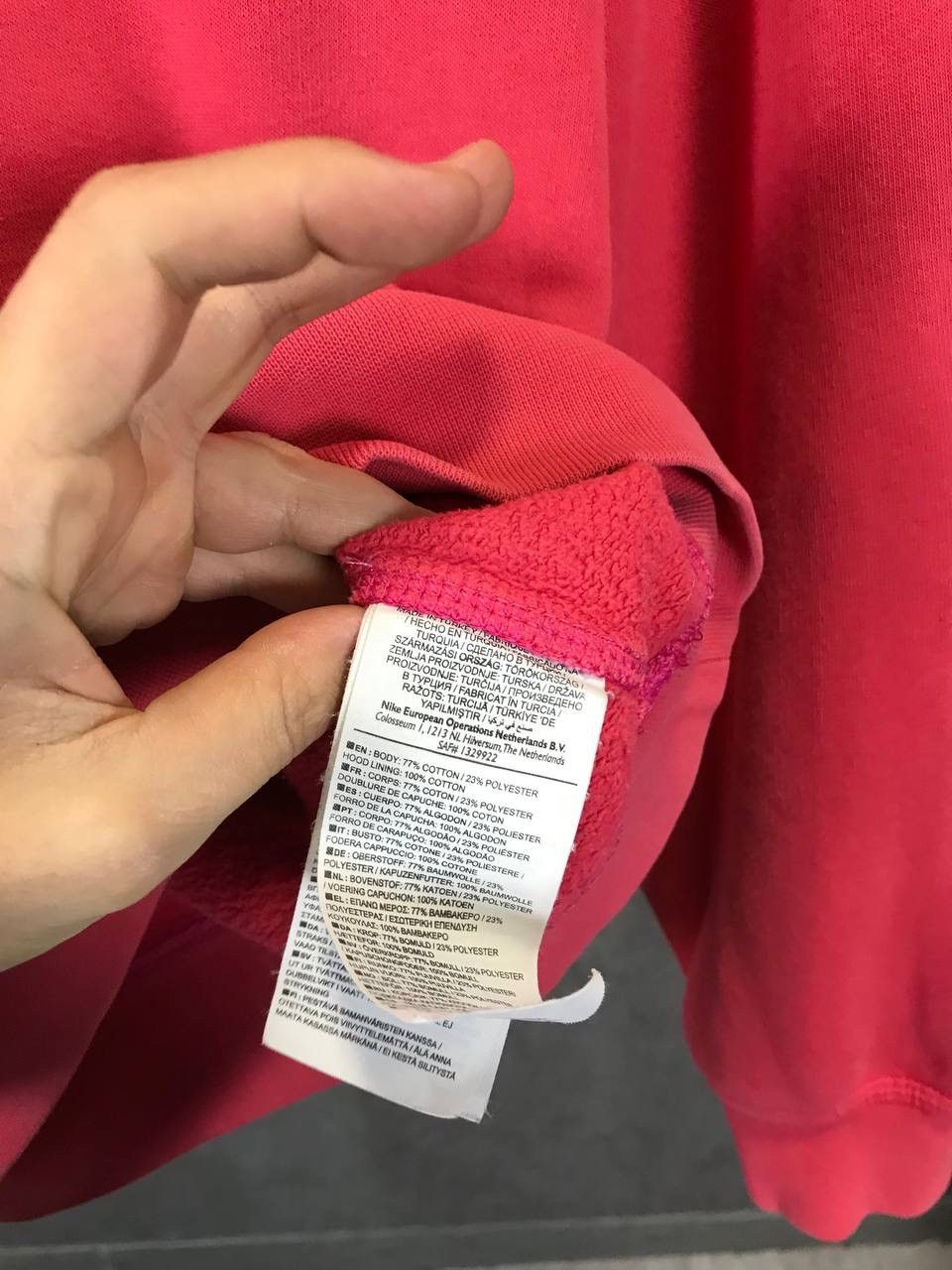 Nike Nike swoosh pink hoodie Size US S / EU 44-46 / 1 - 5 Thumbnail