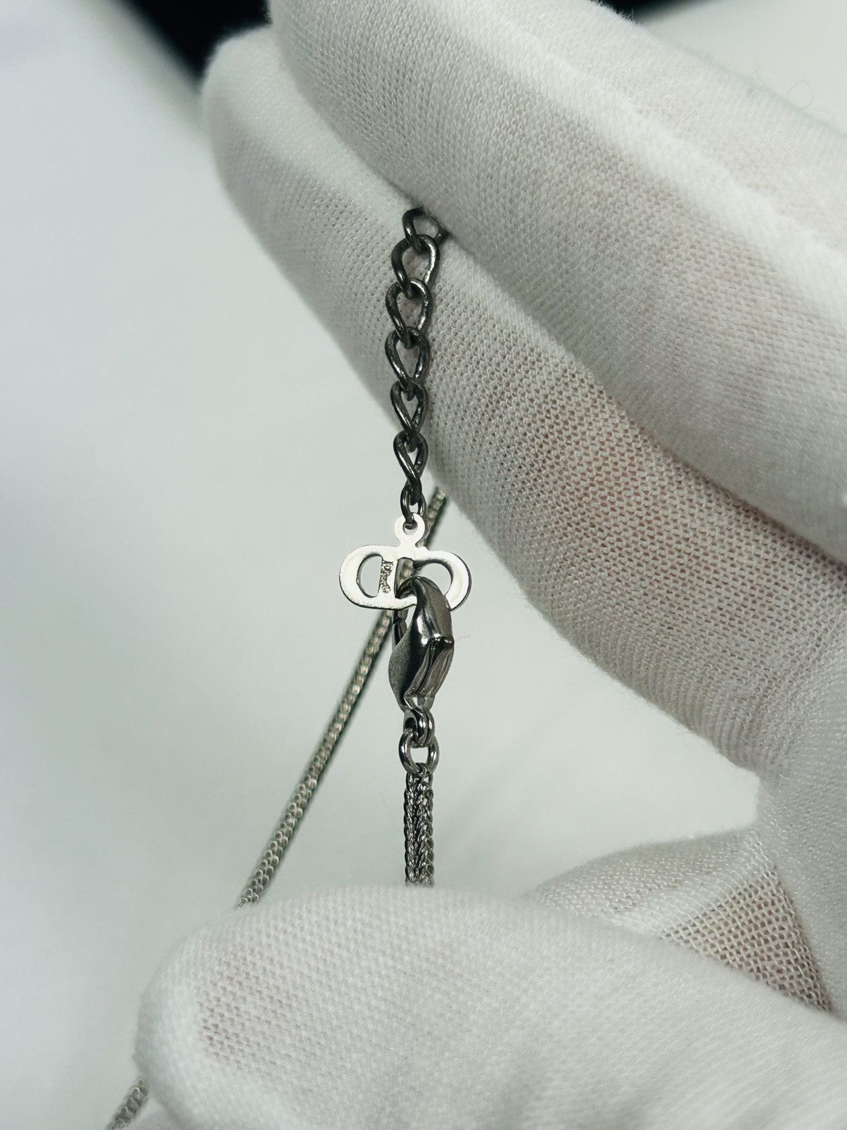 Dior Dior Encrusted CD Necklace Size ONE SIZE - 4 Thumbnail