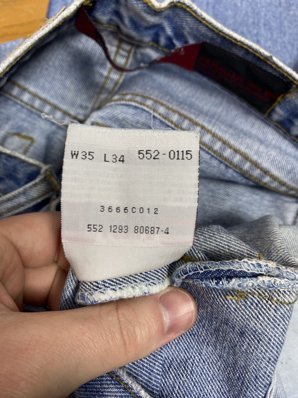 Levi's Vintage 90s Levi’s 501 jeans denim Size US 35 - 10 Thumbnail
