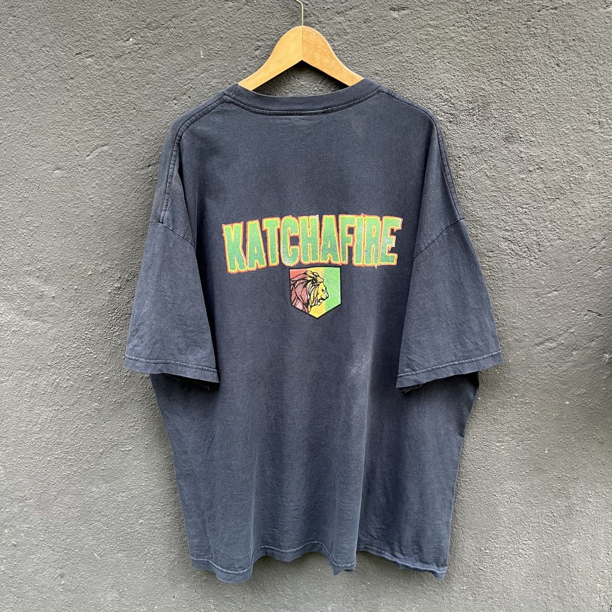 Band Tees Thrashed Faded Vintage Katchafire rahjah Band Tee Size US XXL / EU 58 / 5 - 1 Thumbnail