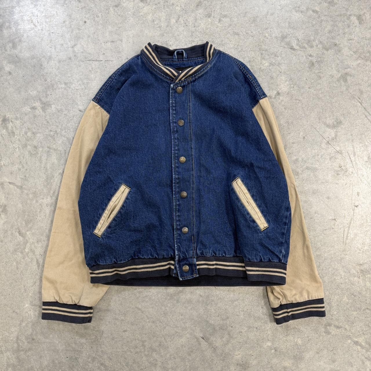Other Vintage denim varsity bomber jacket Size US M / EU 48-50 / 2 - 1 Thumbnail