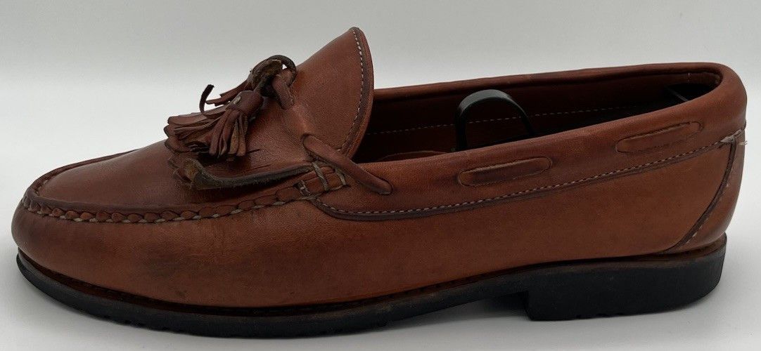 Allen Edmonds Allen Edmonds NASHUA Loafers Size 8.5E Tassel Brown Leather Size US 8.5 / EU 41-42 - 5 Thumbnail