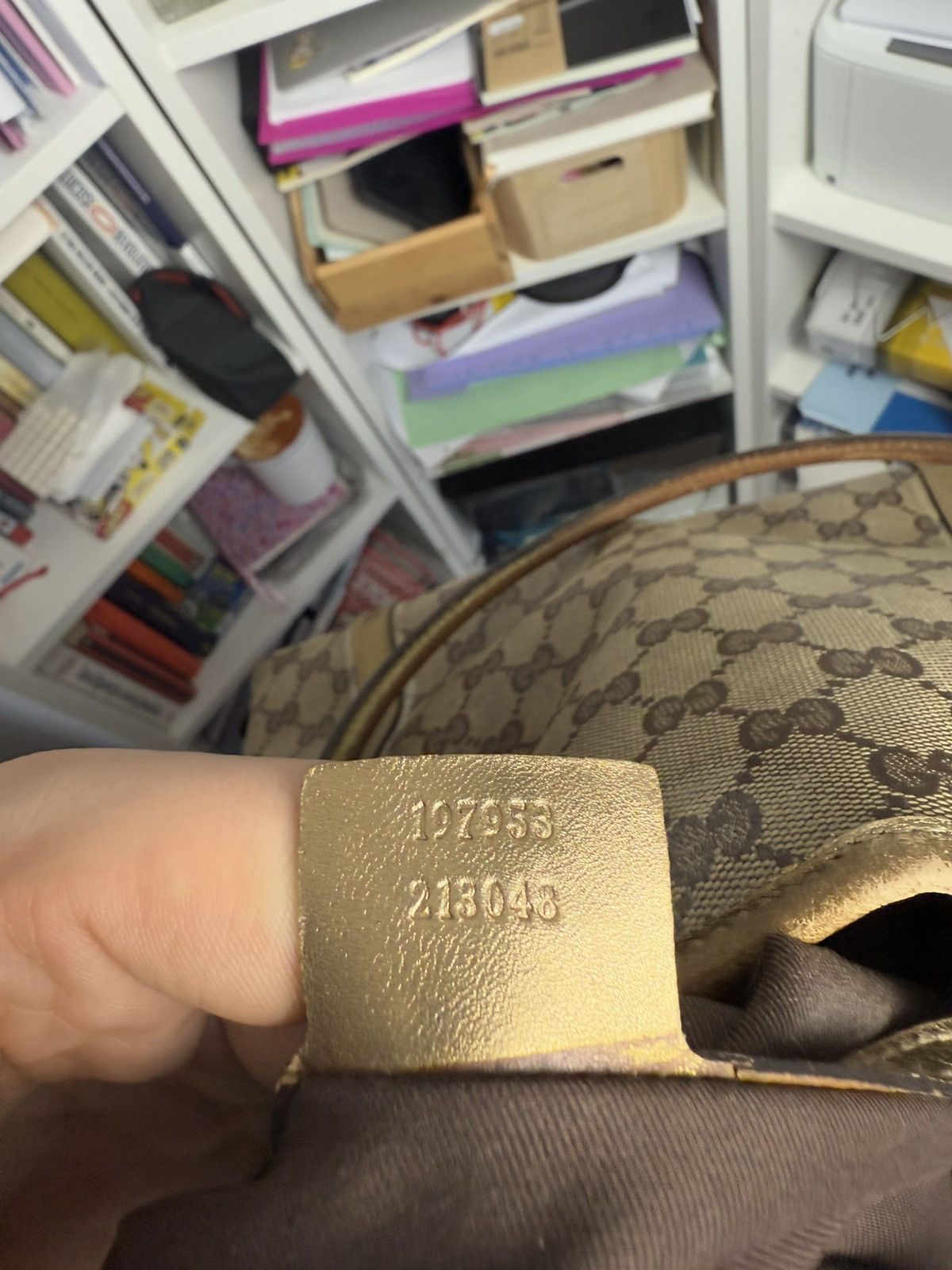 Designer × Gucci × Vintage Vintage y2k Gucci monogram tote / shopper bag luxury designer Size ONE SIZE - 23 Thumbnail