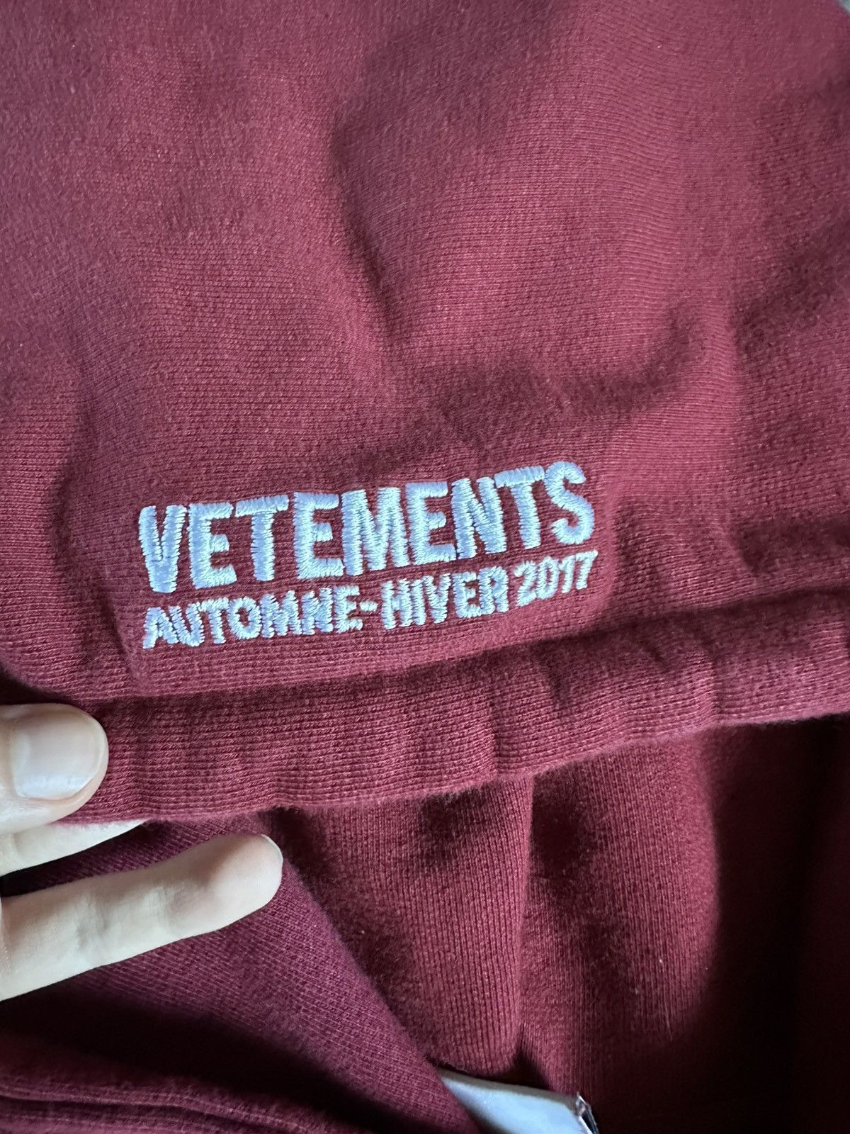 Vetements vetements aw17 may the bridges I burn light the way hoodie Size US L / EU 52-54 / 3 - 3 Thumbnail