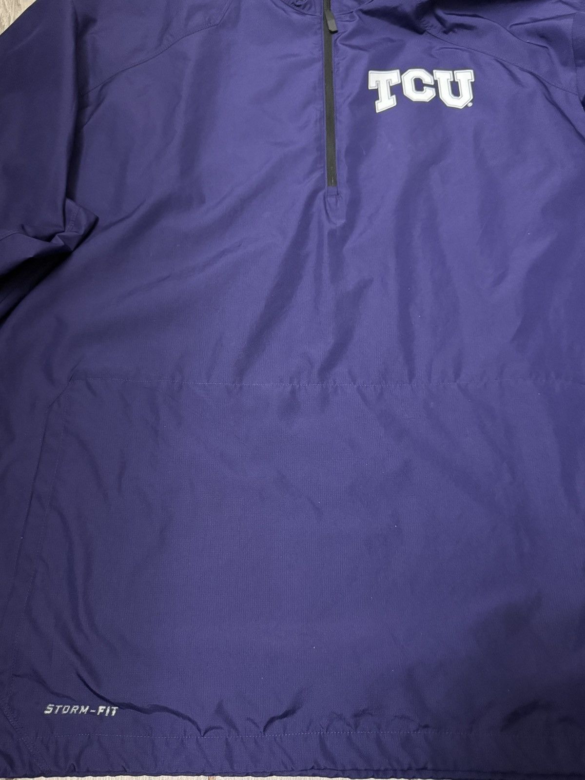 Nike Nike TCU Horned Frogs Storm-Fit 3/4 Zip Long Sleeve Pullover Size US XXL / EU 58 / 5 - 9 Thumbnail