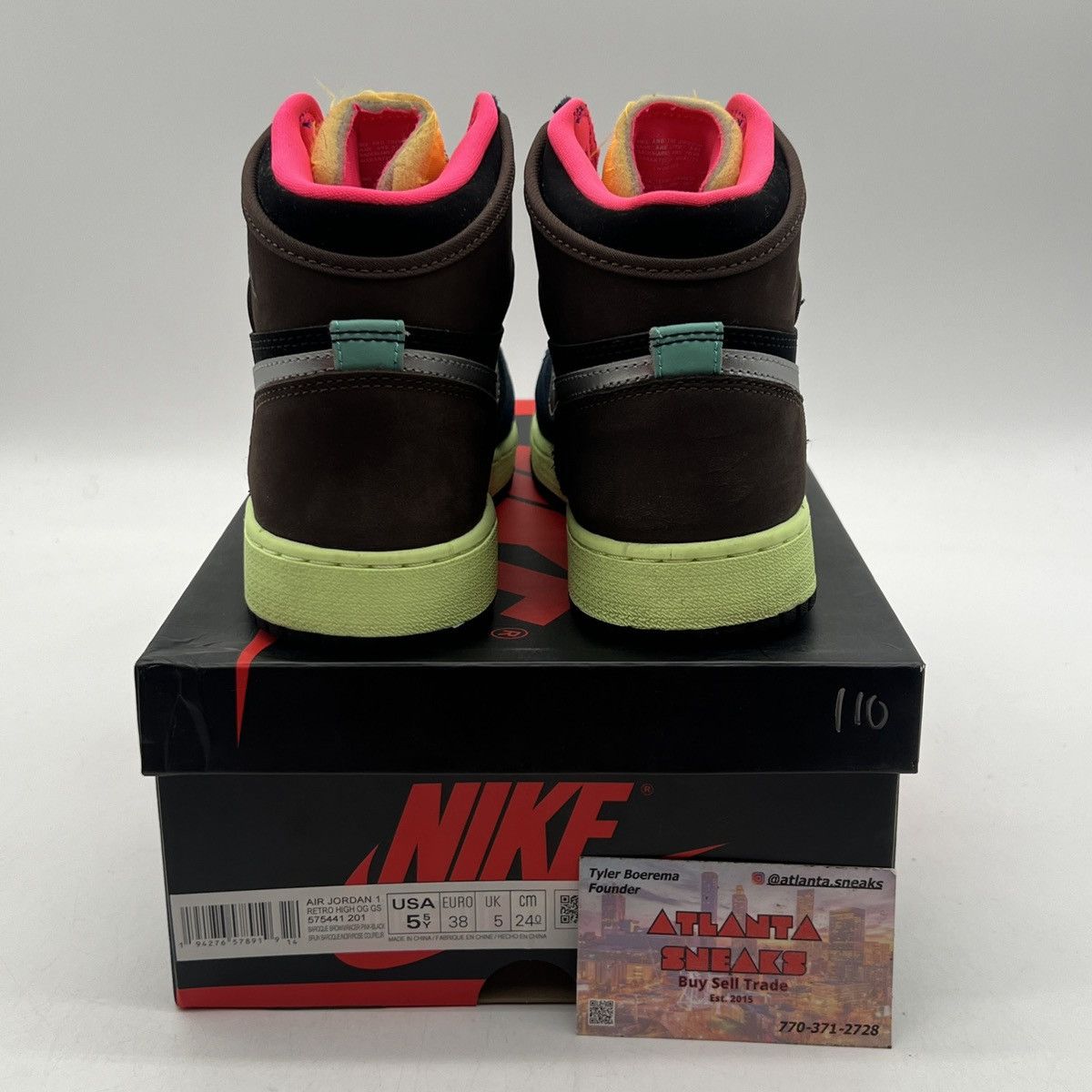 Jordan Brand Air Jordan 1 high Tokyo bio hack Size US 5.5 / EU 38 - 3 Thumbnail