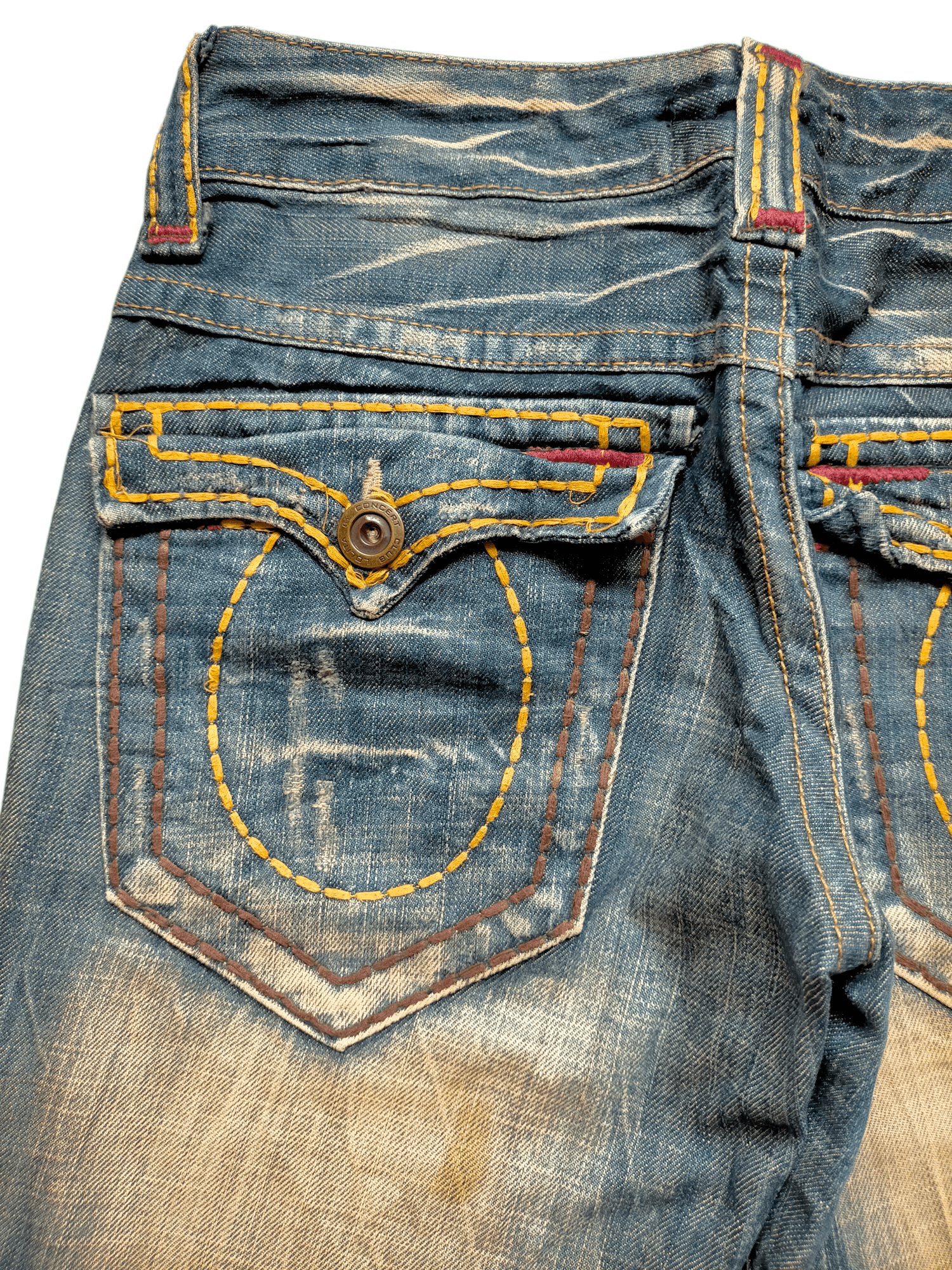 If Six Was Nine Flare Jeans Lolita Low Rise Boot cut Denim Size US 30 / EU 46 - 12 Thumbnail