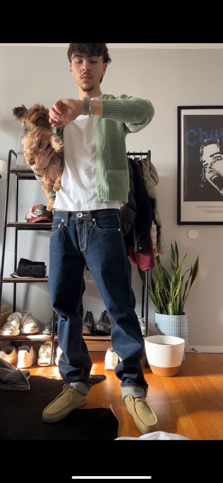 Japanese Brand × Vintage Vintage Co & Lu Diecock selvedge Jeans. EVISU inspired.PRINT Size US 30 / EU 46 - 2 Thumbnail