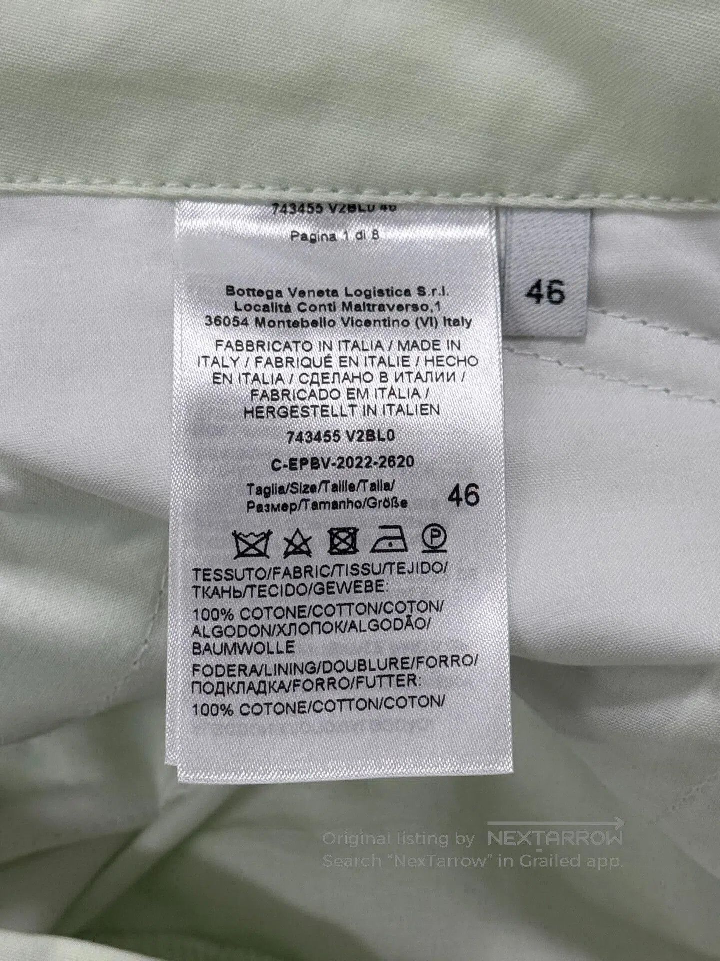 Bottega Veneta Bottega Veneta Men's Wide Leg Cargo Pants. Size US 30 / EU 46 - 6 Thumbnail