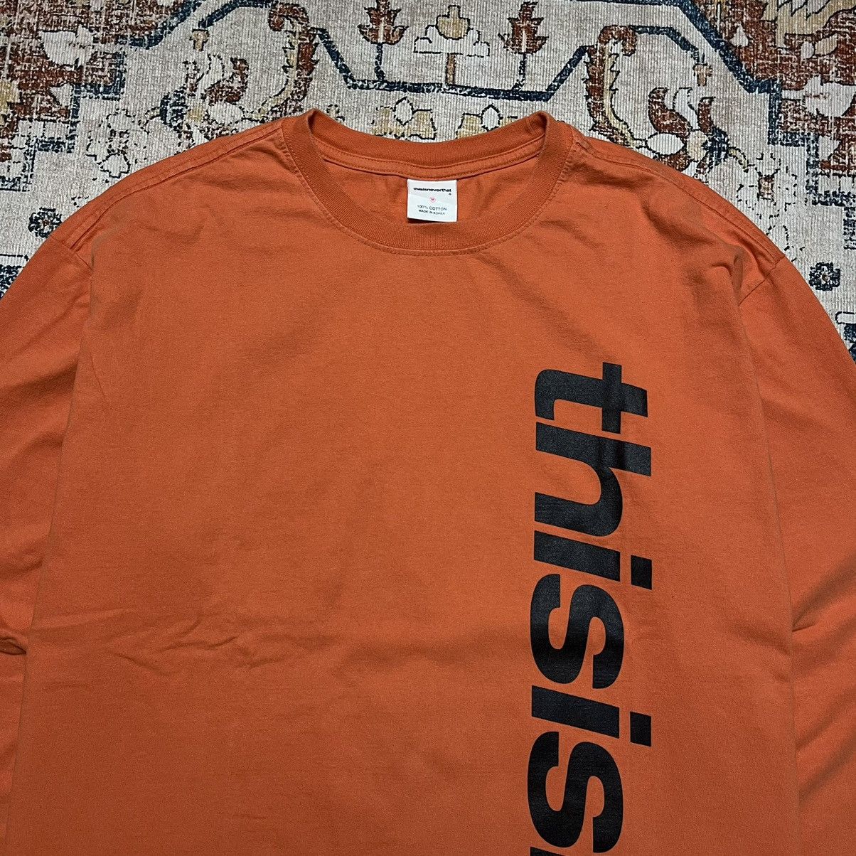 Japanese Brand × thisisneverthat Thisneverthat Big Logo Longsleeve Size US M / EU 48-50 / 2 - 3 Thumbnail