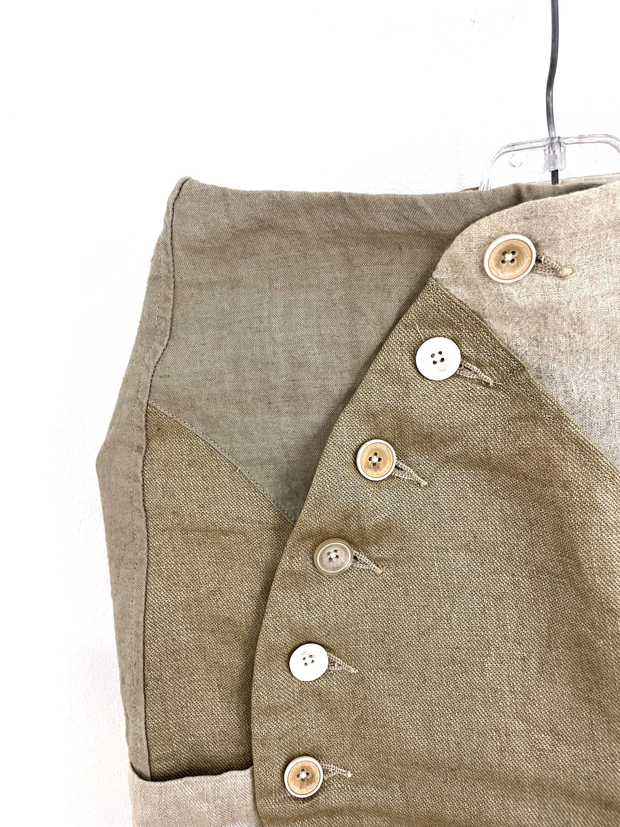 Kapital Linen Patchwork Skirt Size 26" / US 2 / IT 38 - 4 Thumbnail