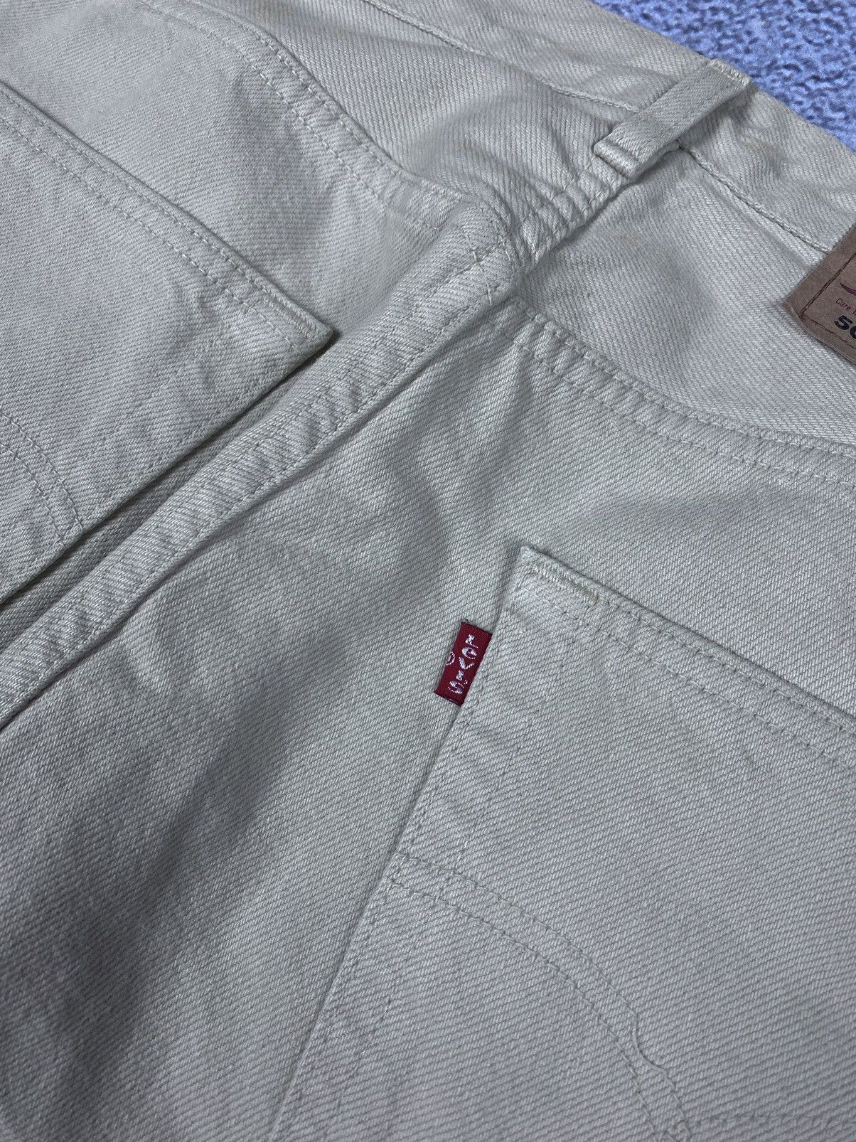 Levi's × Vintage Levis 501 Vintage Beige Jeans Size US 32 / EU 48 - 9 Thumbnail
