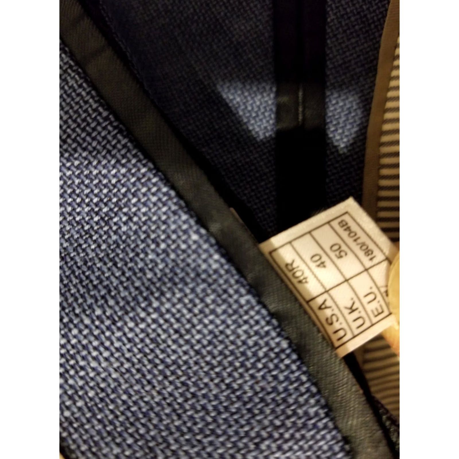 Brooks Brothers Mens Brooks Brothers Wool Blazer 40R Blue Sports Jacket Size 40R - 6 Thumbnail