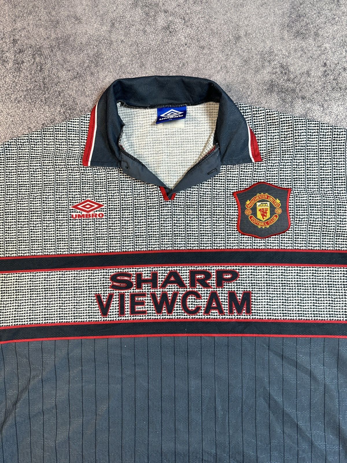 Umbro Vintage Umbro Manchester United jersey soccer Blokecore XL Size US XL / EU 56 / 4 - 2 Thumbnail