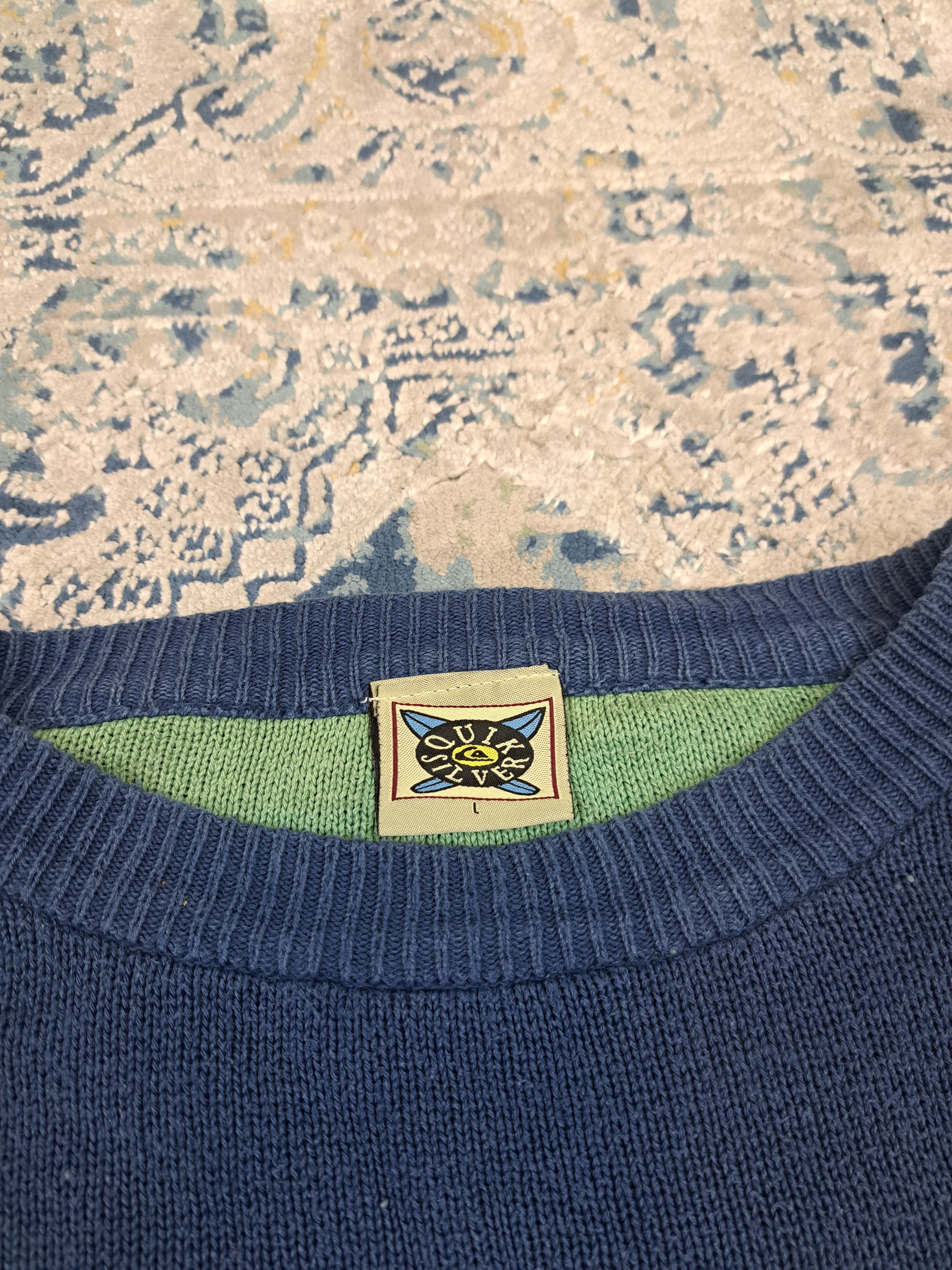 Quiksilver Vintage 90s Quiksilver Oversize Baggy Sweater Boxy Fit Size US XL / EU 56 / 4 - 7 Thumbnail