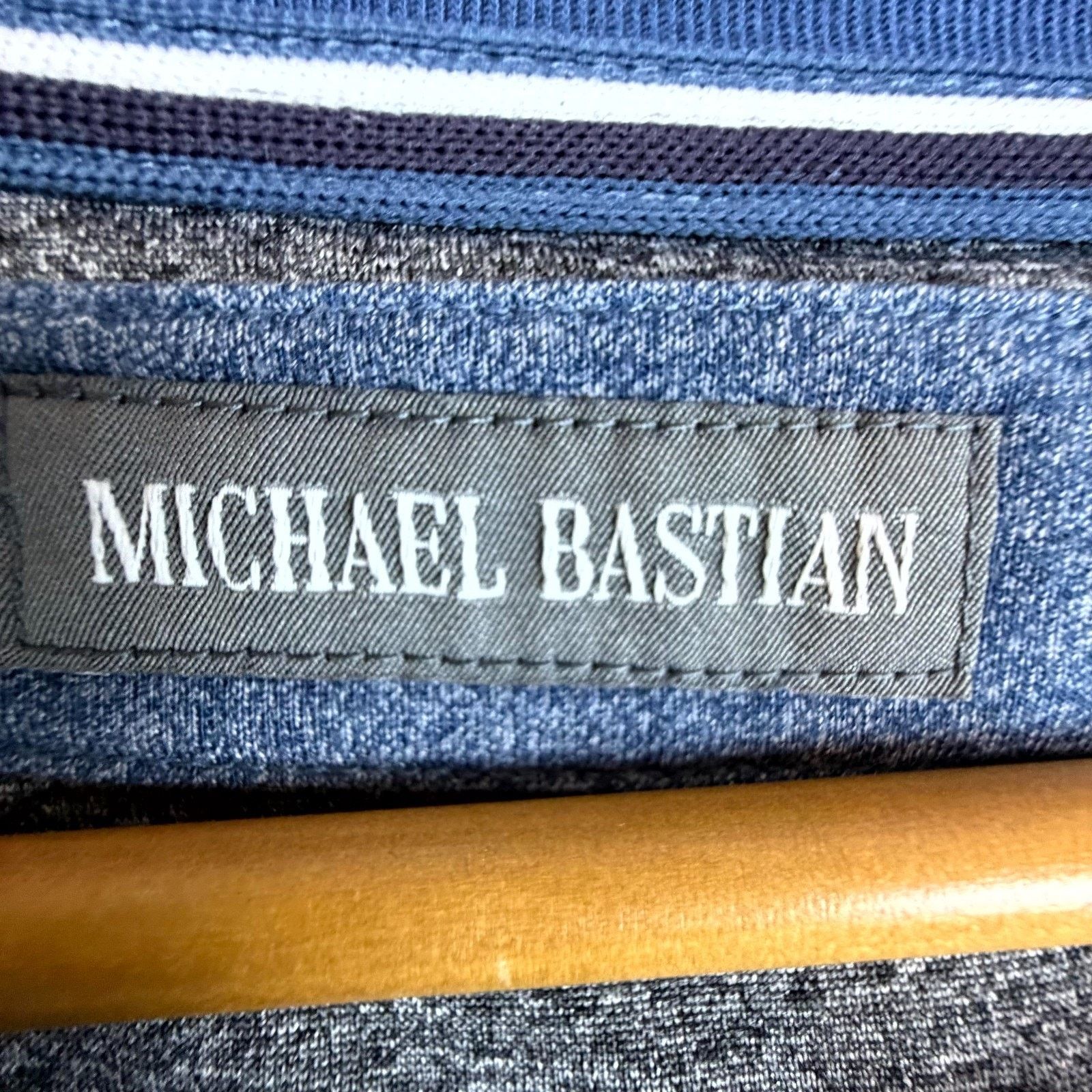 Michael Bastian Michael Bastian Shirt Mens XL Heather Blue Rayon Stretch Size US XL / EU 56 / 4 - 3 Thumbnail