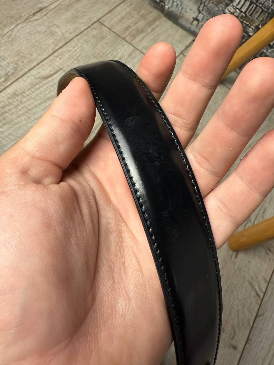 Gucci Leather Gucci monogram belt y2k oldmoney Size ONE SIZE - 14 Thumbnail