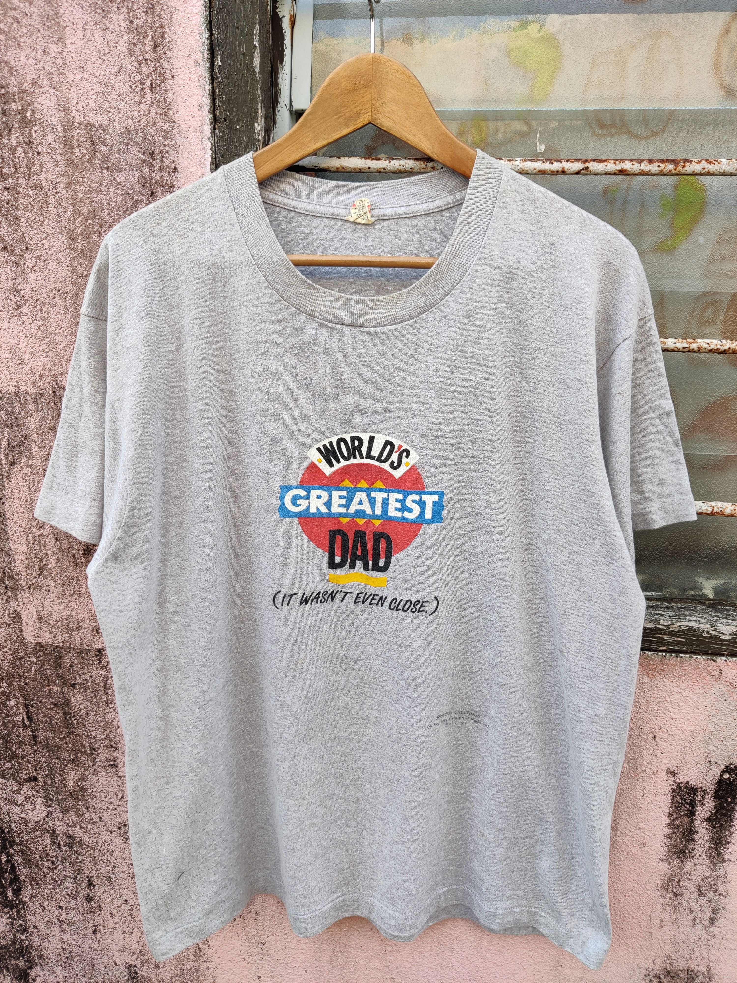 Vintage Vintage World's Greatest Dad Shoebox Greeting Shirt Size US XL / EU 56 / 4 - 2 Thumbnail