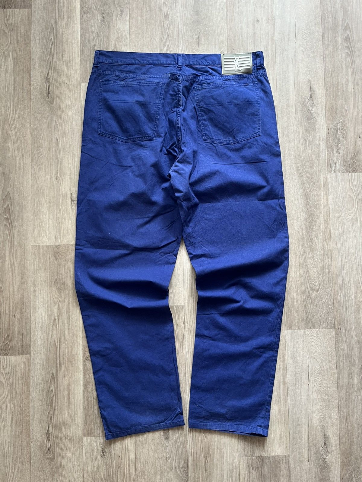 Yves Saint Laurent Vintage Yves Saint Laurent Blue Denim Pants Size US 36 / EU 52 - 3 Thumbnail