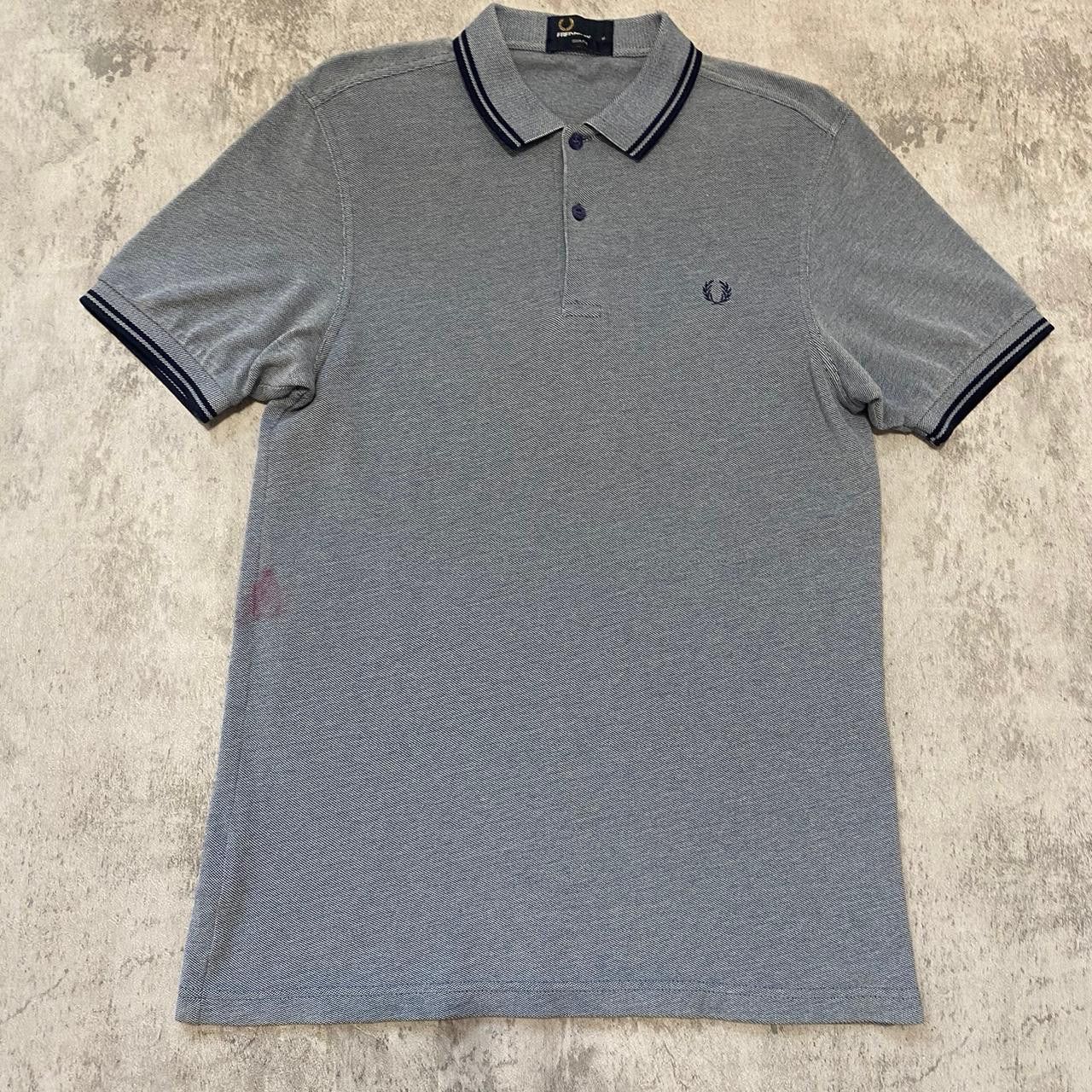 Fred Perry Grey Fred Perry polo shirt with embroidered logo Size US S / EU 44-46 / 1 - 1 Thumbnail