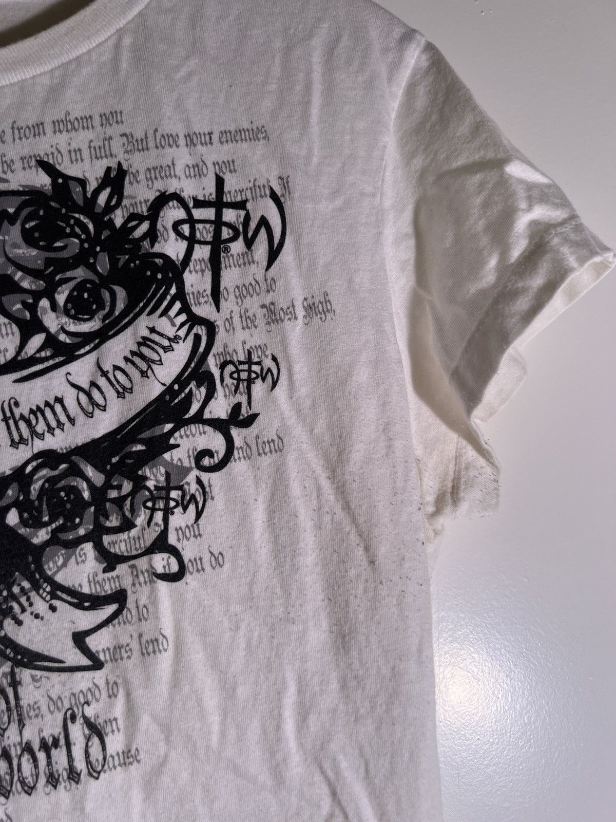Vintage 2000’s Y2K VTG Vintage NOW Jesus Christ Gothic Goth Shirt Size L / US 10 / IT 46 - 7 Thumbnail