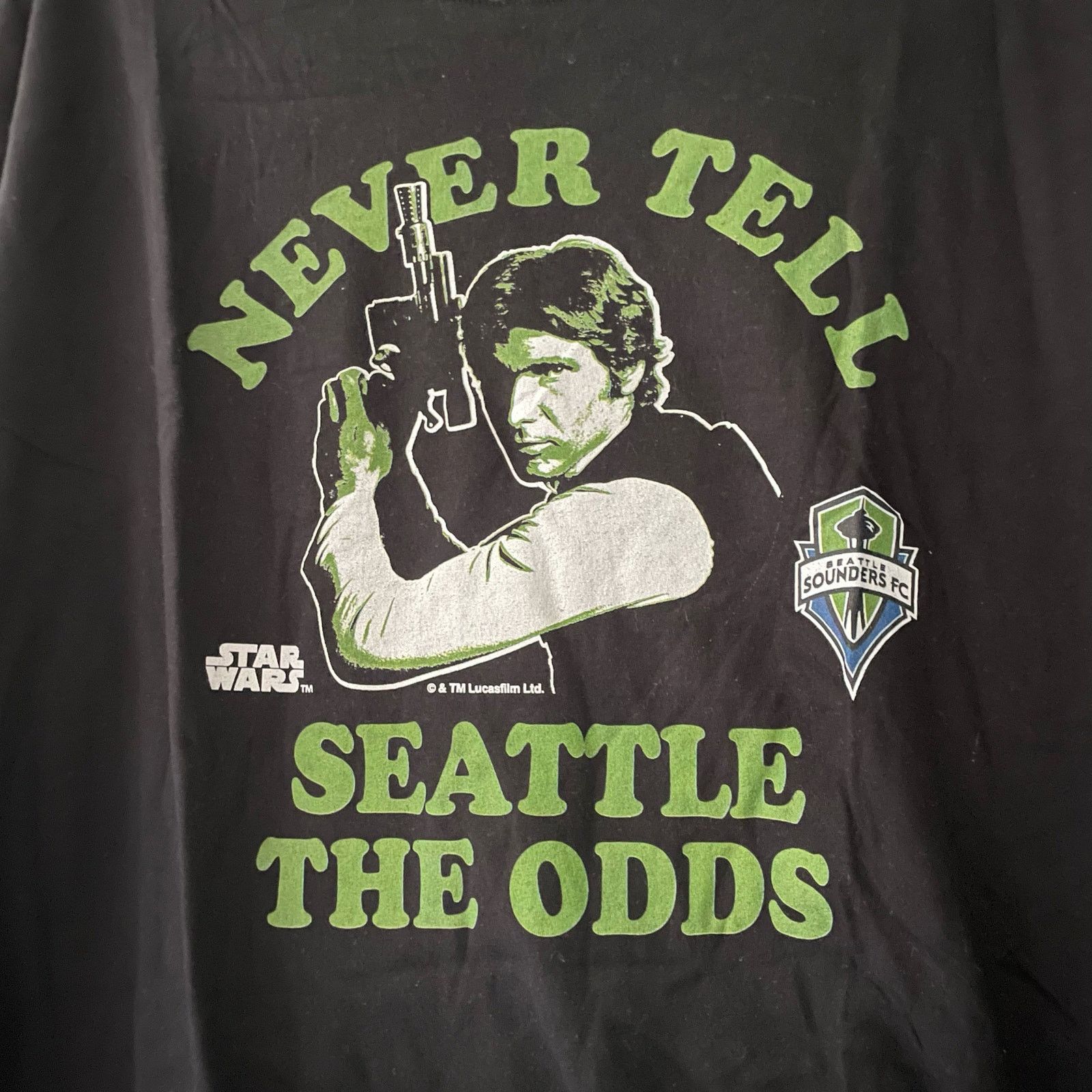 Star Wars Fanatics NWT Star Wars Seattle Sounders T-Shirt - Size 2XL Size US XXL / EU 58 / 5 - 3 Thumbnail