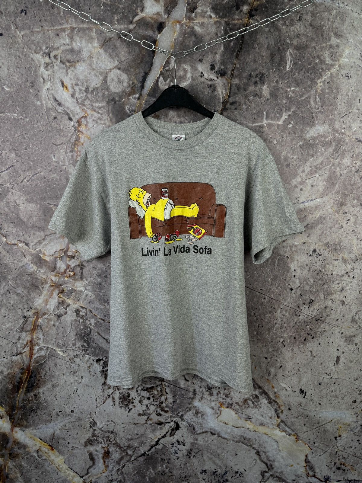 Vintage Men’s The Simpsons T-Shirt Movie Streetwear Size Large Size US L / EU 52-54 / 3 - 1 Thumbnail