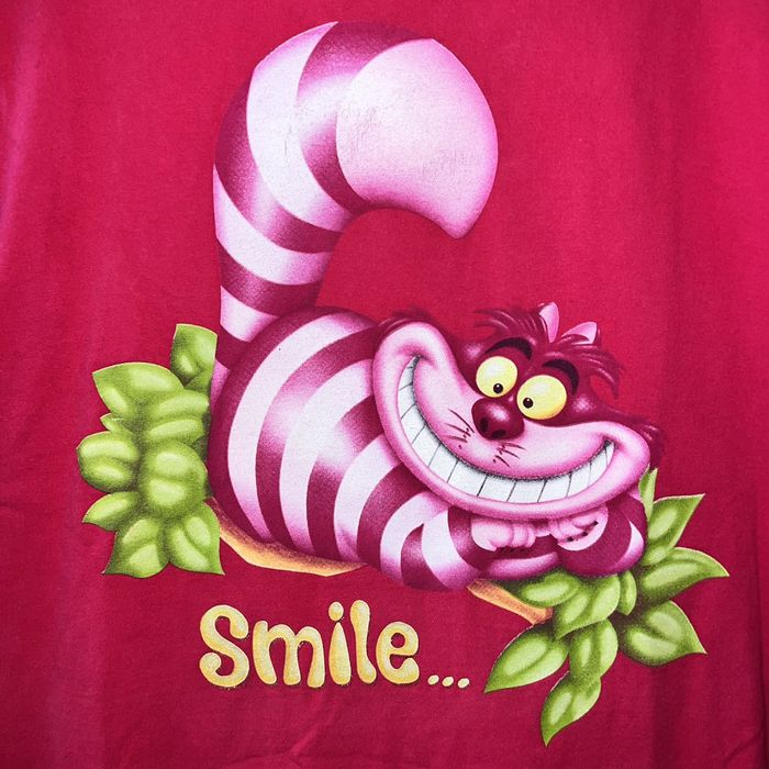 Vintage VINTAGE DISNEY ALICE IN WONDERLAND CHESHIRE CAT TEE SHIRT Grailed