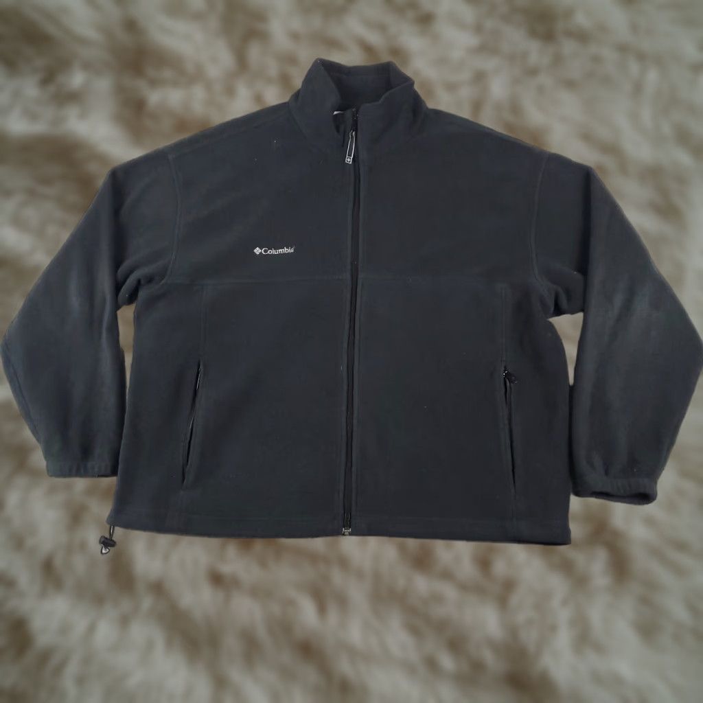 Vintage Columbia Sweater Mens 2XL Gray Fleece Full Zip Up Sweatshirt Sportswear Modern Outdoor Winter Size US XXL / EU 58 / 5 - 1 Thumbnail