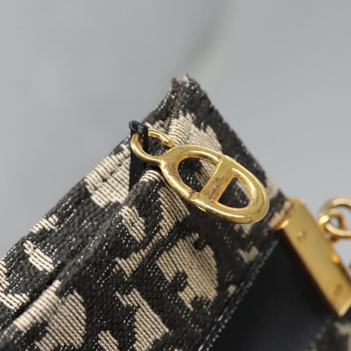 Dior DIOR Trotter Canvas Shoulder Bag Navy Size ONE SIZE - 16 Thumbnail