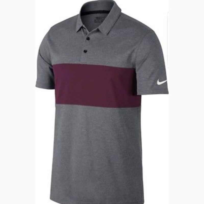 Nike Nike GOLF Breathe Colorblock Polo Shirt Gray Dri Fit Mens XL Size US XL / EU 56 / 4 - 8 Thumbnail
