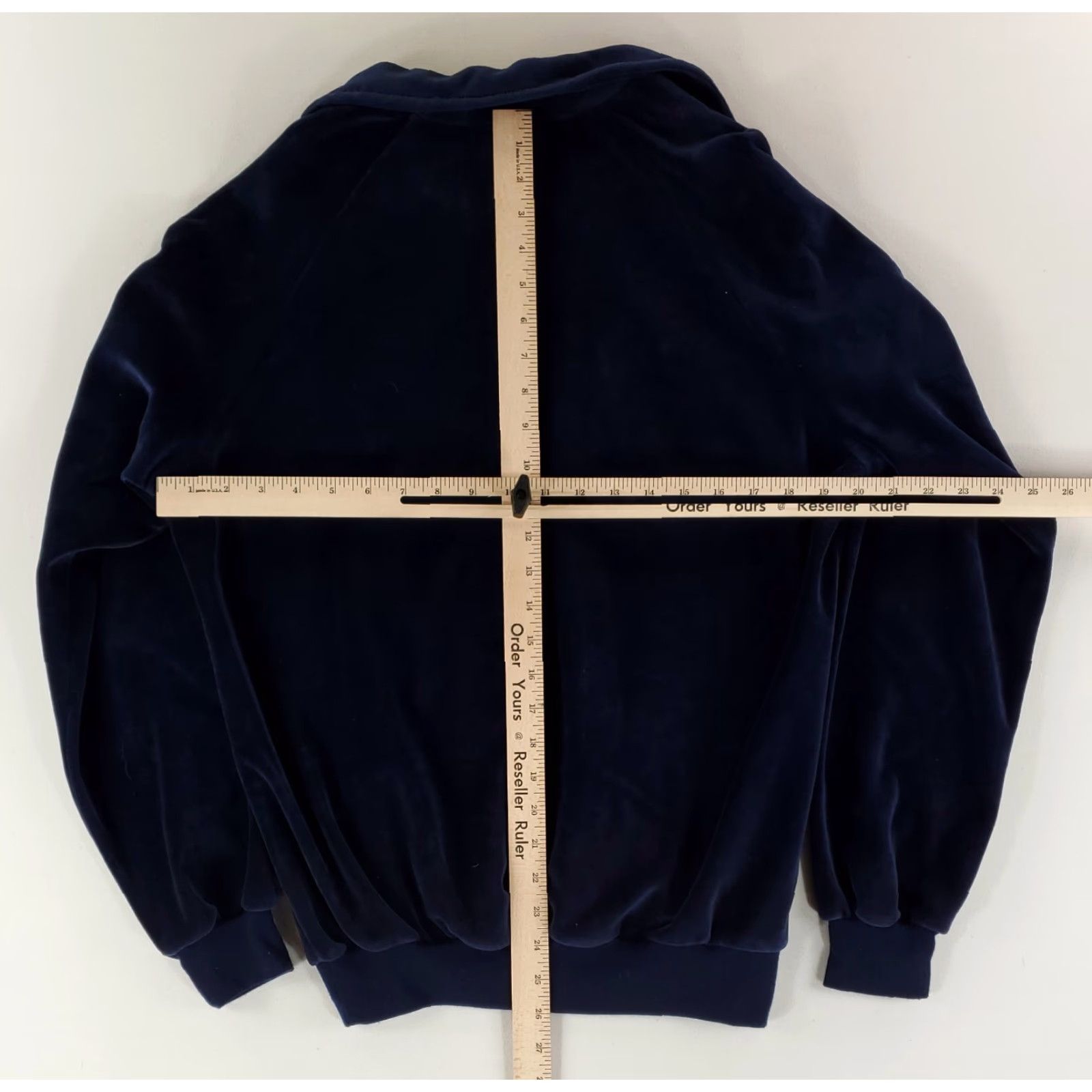 Vintage VINTAGE Macy's Shirt Velour Pullover Polo Long Sleeve Blue Striped Mens XL 80s 90s Size US XL / EU 56 / 4 - 6 Thumbnail