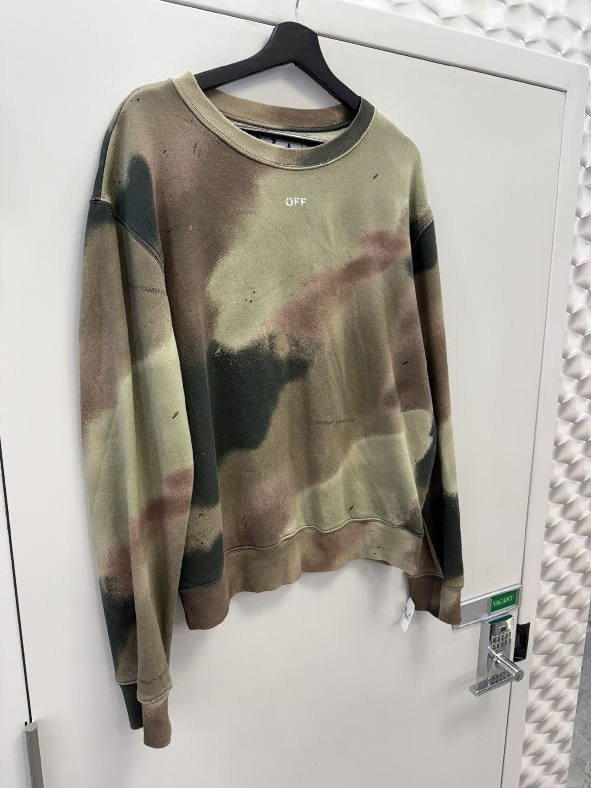 Off-White Off-White Camo Crewneck Size US L / EU 52-54 / 3 - 2 Thumbnail