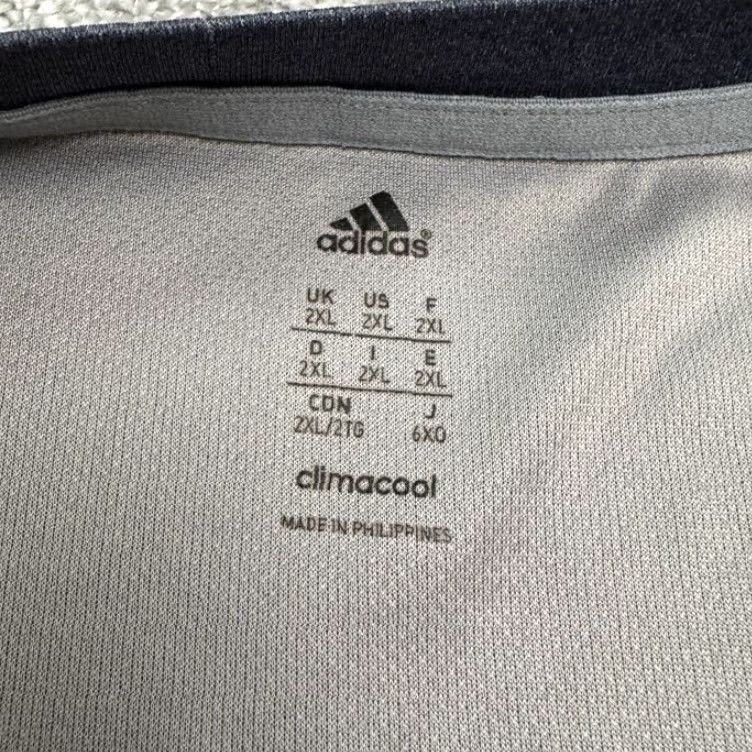 Adidas Adidas Climacool T-Shirt Men 2XL Gray Short Sleeve Crew Neck Athletic Tee Size US XXL / EU 58 / 5 - 7 Thumbnail