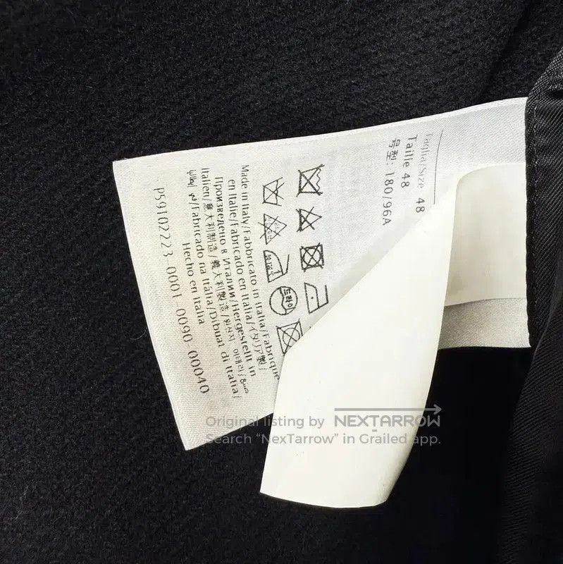 Valentino Valentino Black Wool Long Sleeve Jacket . Size US L / EU 52-54 / 3 - 8 Thumbnail