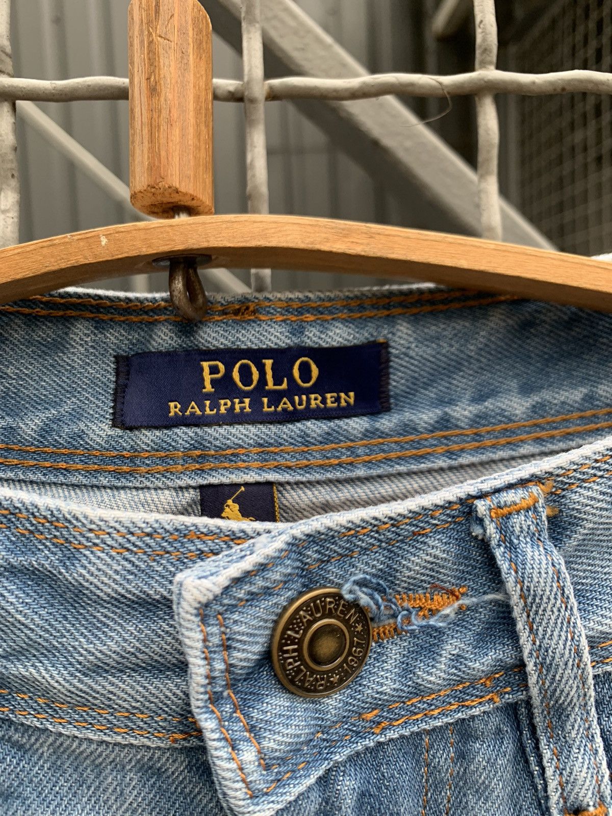 Polo Ralph Lauren Polo Ralph Lauren Blue Baggy Jeans Affliction Size US 34 / EU 50 - 5 Thumbnail