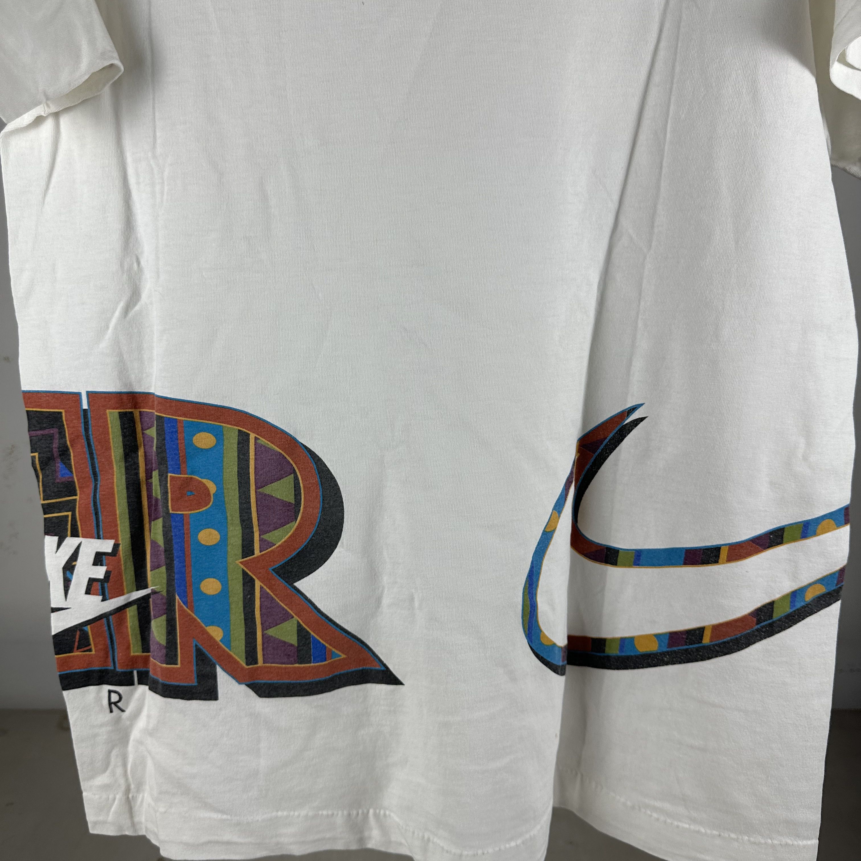 Vintage Vintage 90s Nike Air Wraparound Single Stitch T-shirt Size US M / EU 48-50 / 2 - 7 Thumbnail