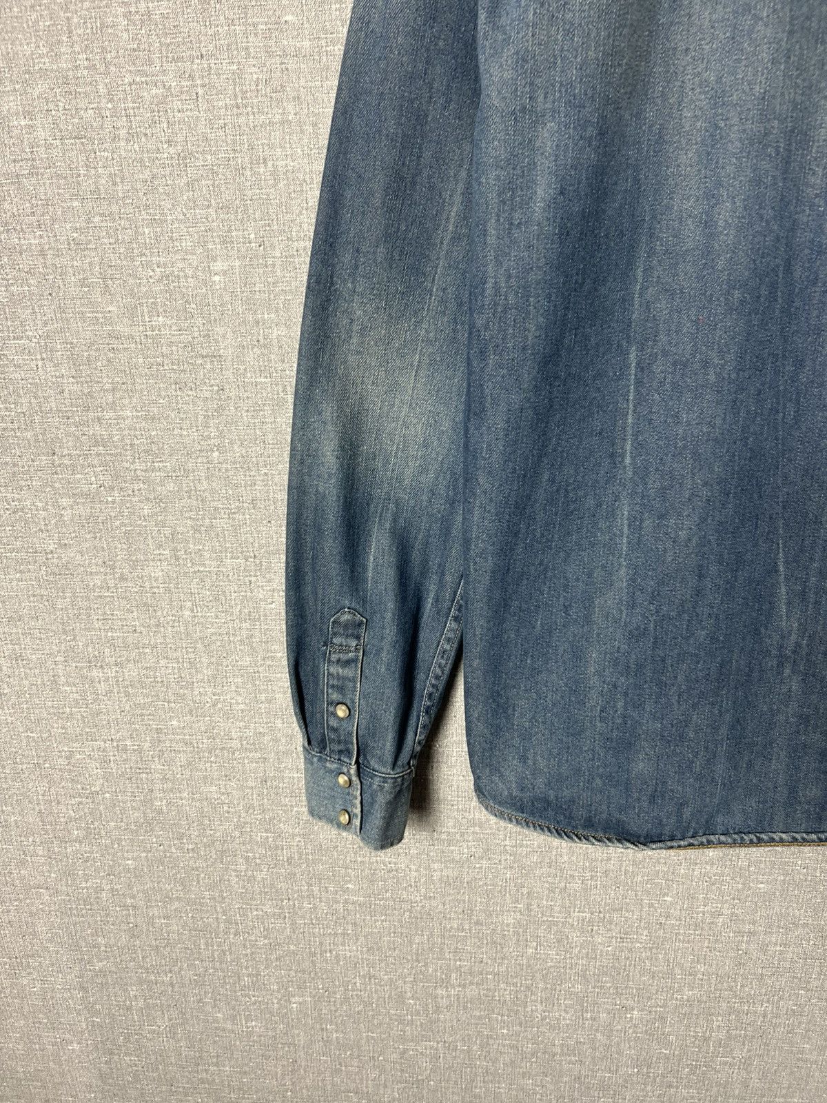 Allsaints AllSaints Redford Denim Long Sleeve Corduroy Collar Shirt Size US M / EU 48-50 / 2 - 17 Thumbnail