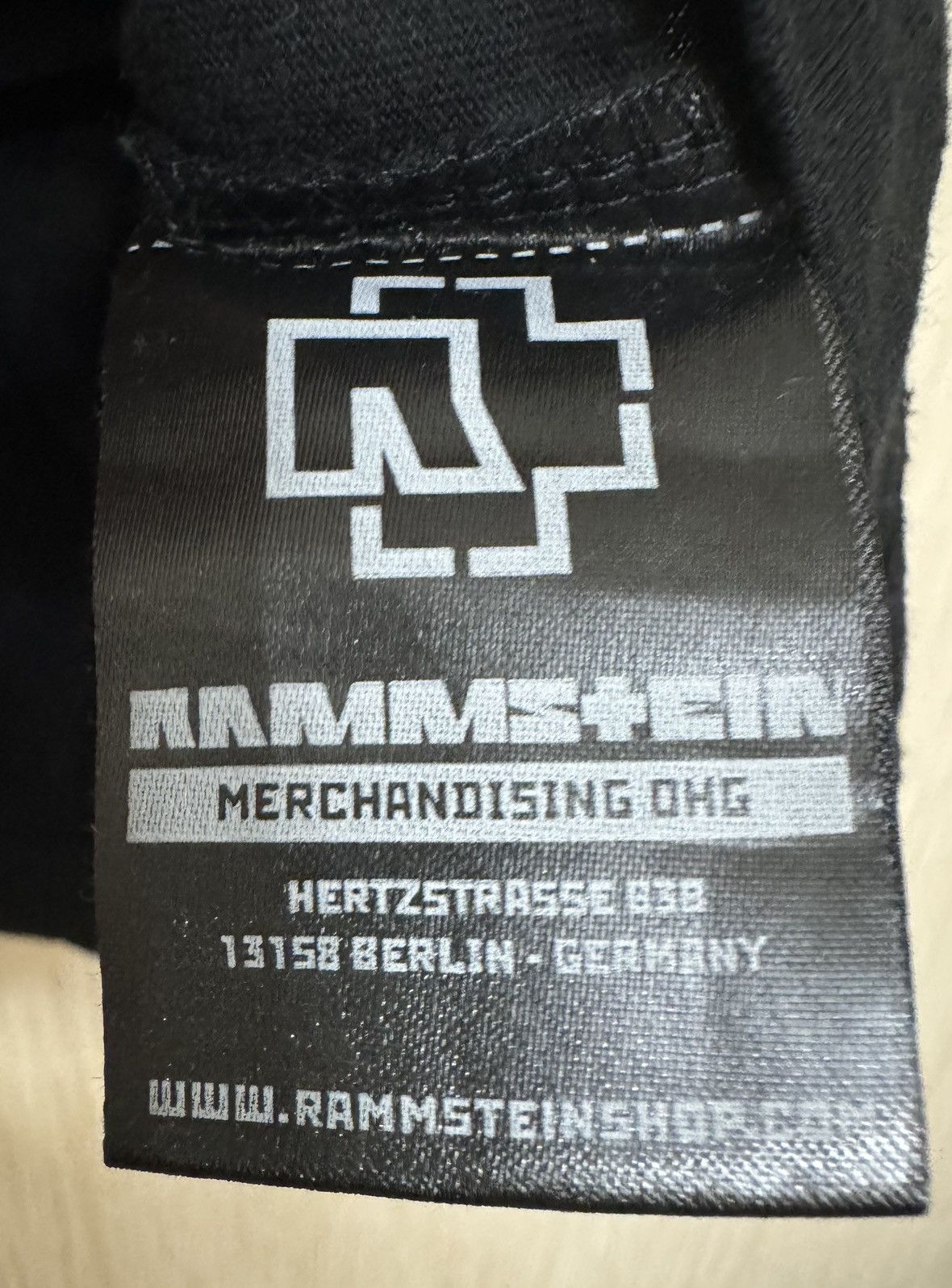 Band Tees × Vintage Vintage Rammstein tee Size US M / EU 48-50 / 2 - 3 Thumbnail